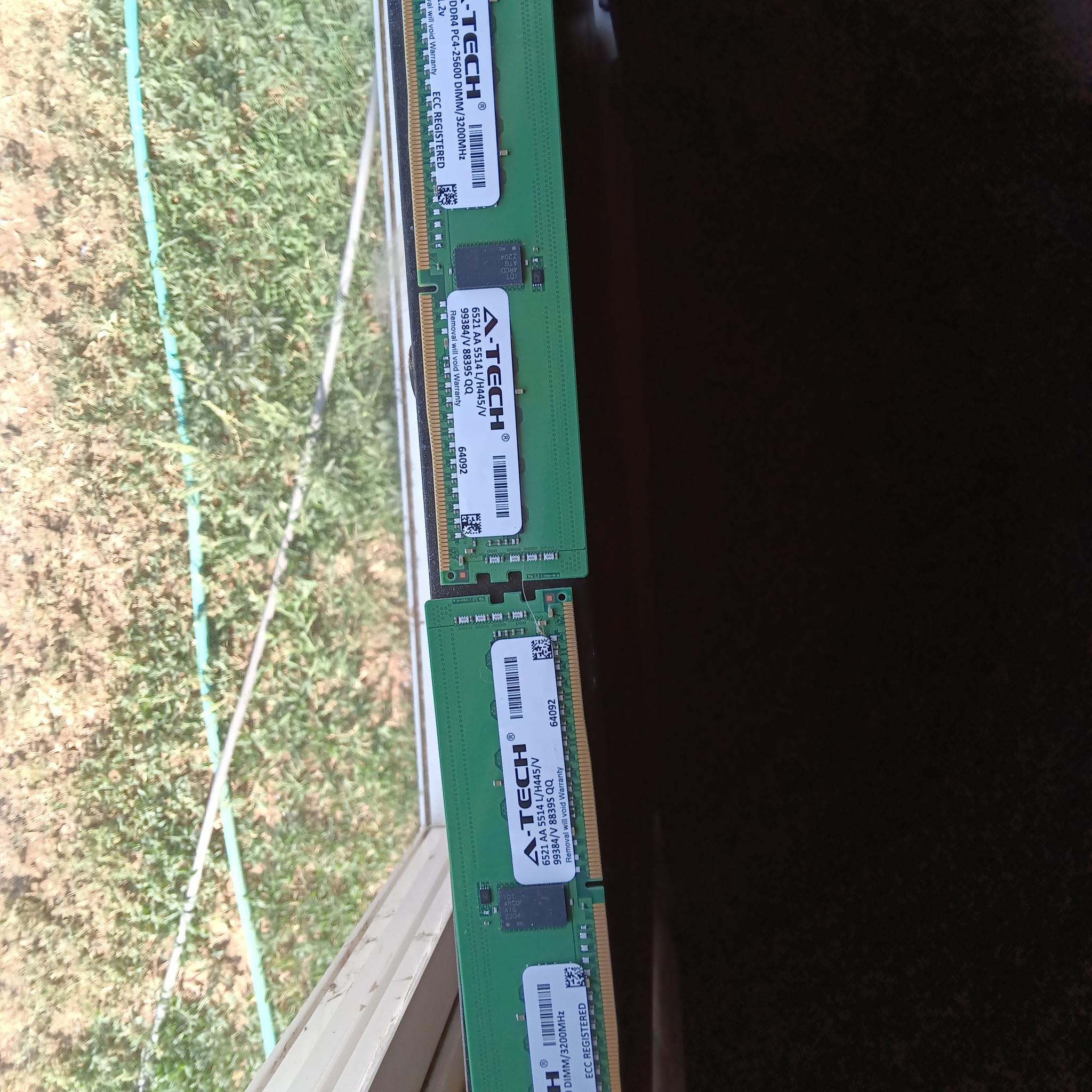 16GB RAM DDR4 PC4-25000 DIMM ECC