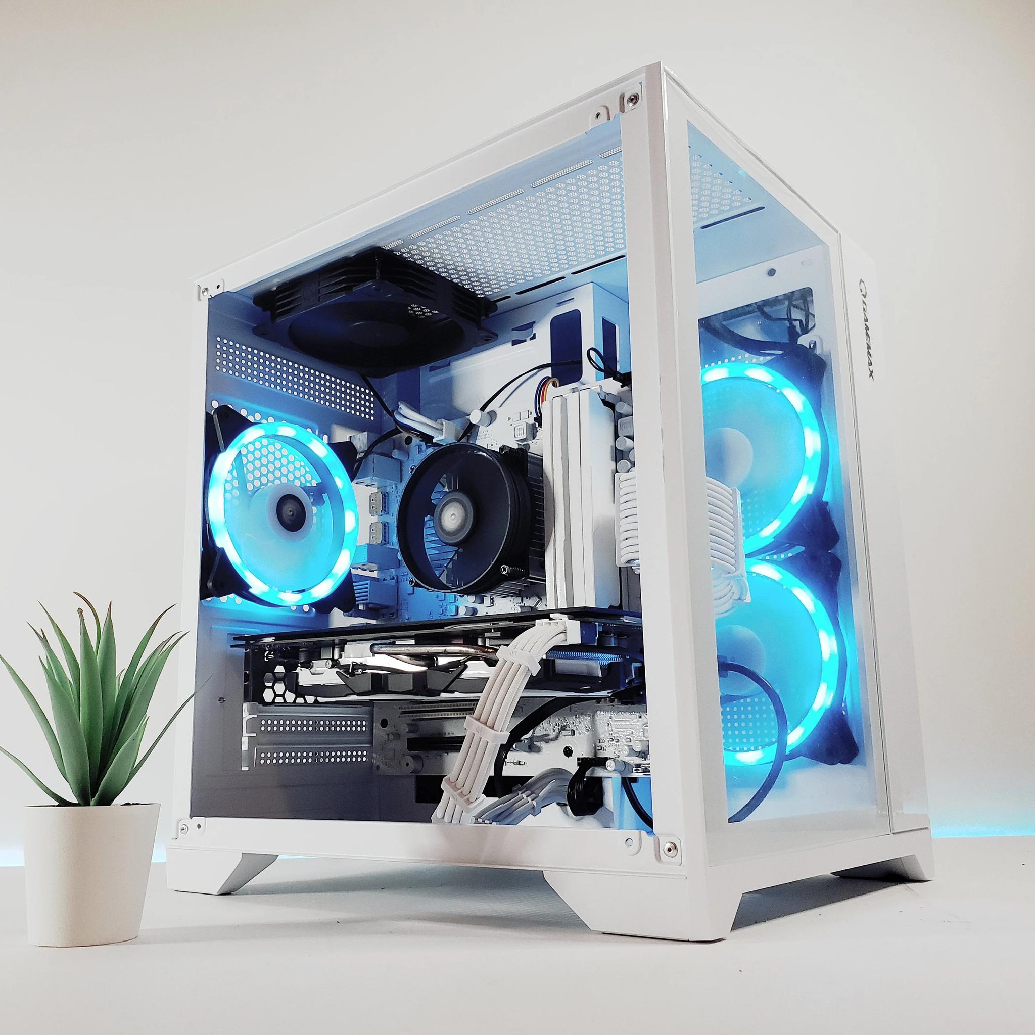 i7 Value Gaming PC | ⚙️RX580 | All White✨ |