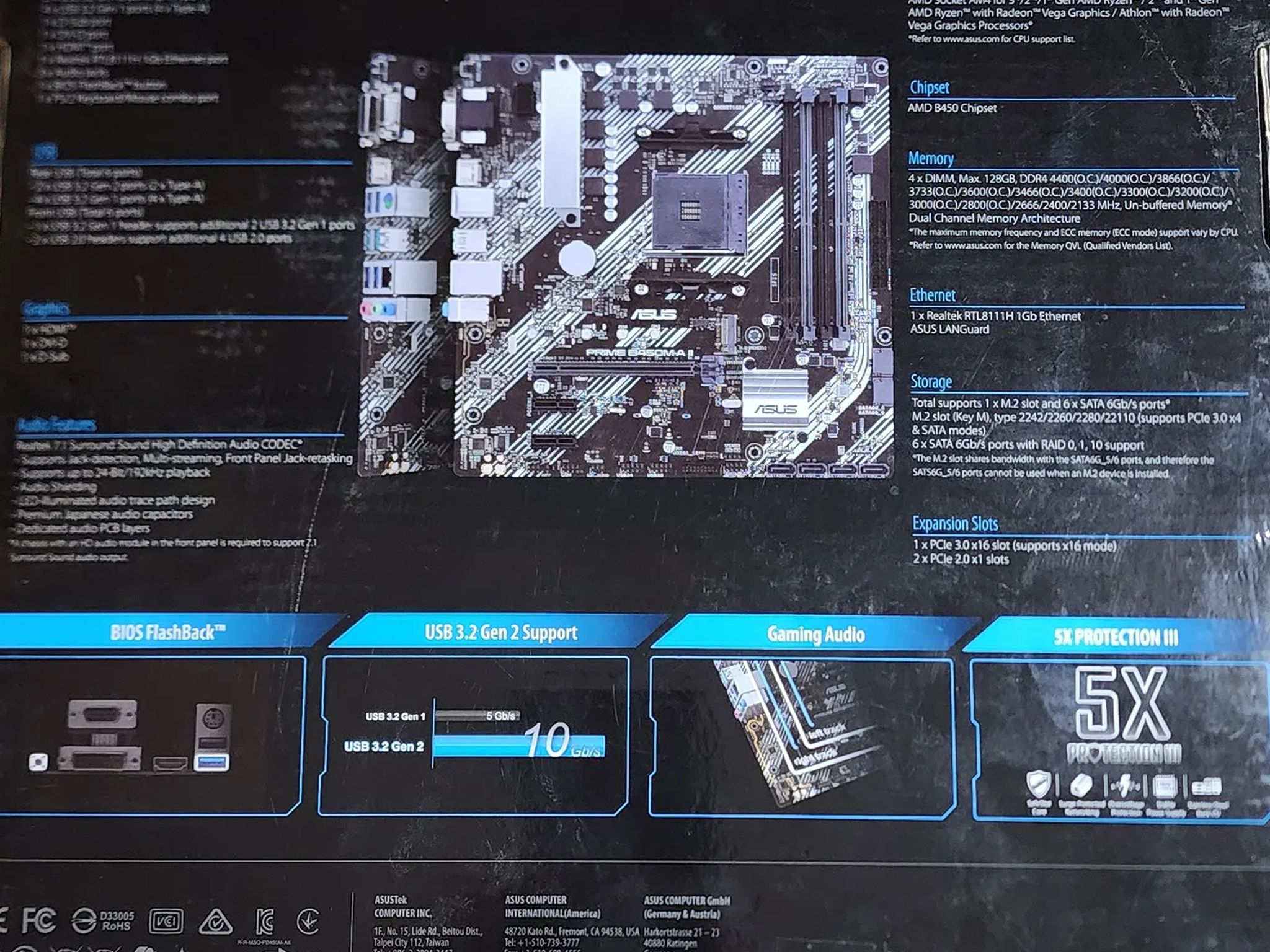 Asus Prime B450M-A II
