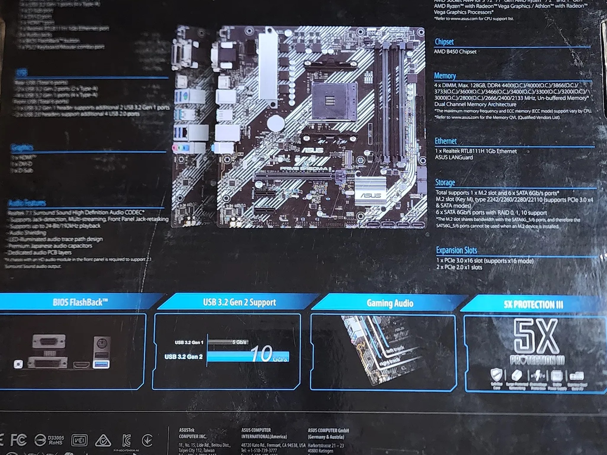 Asus Prime B450M-A II