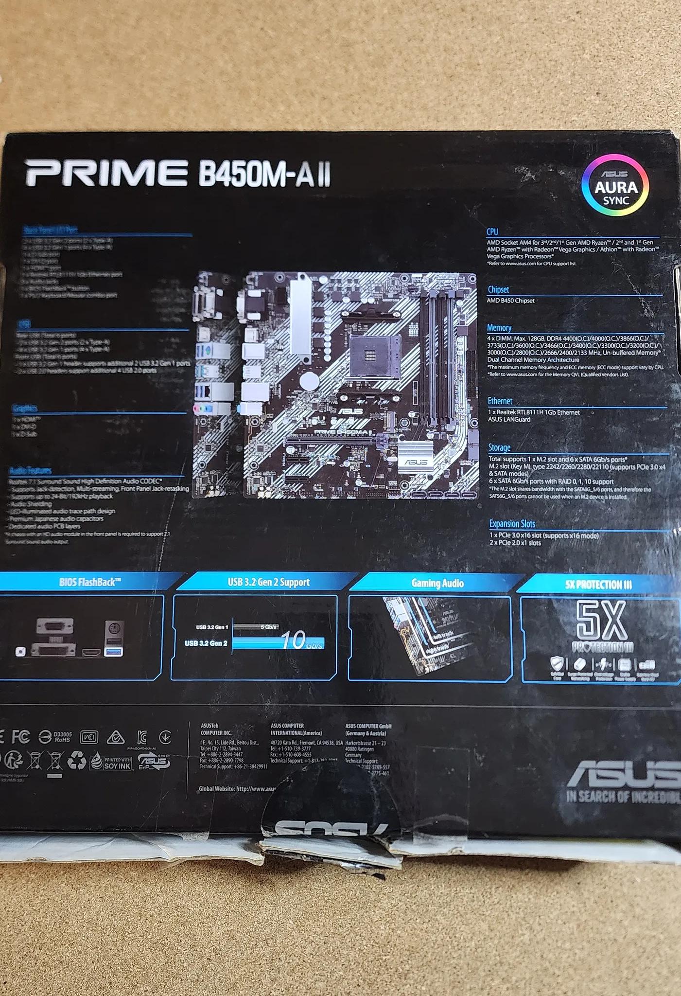 Asus Prime B450M-A II