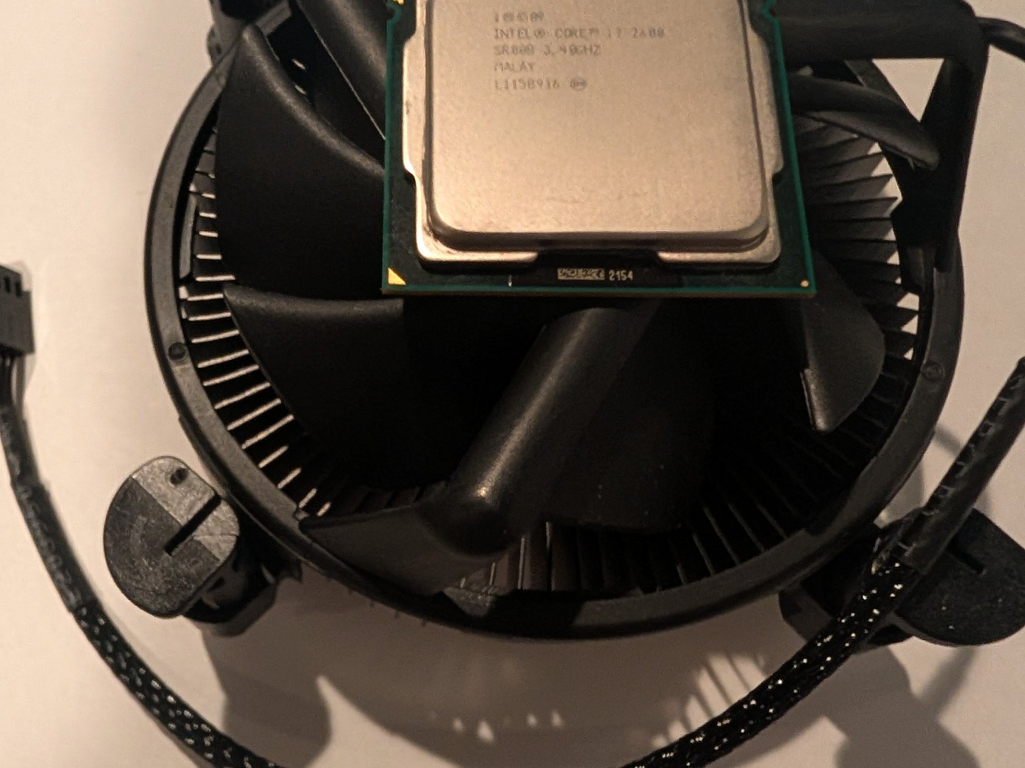 I7 2600 + NEW COPPER STOCK COOLER