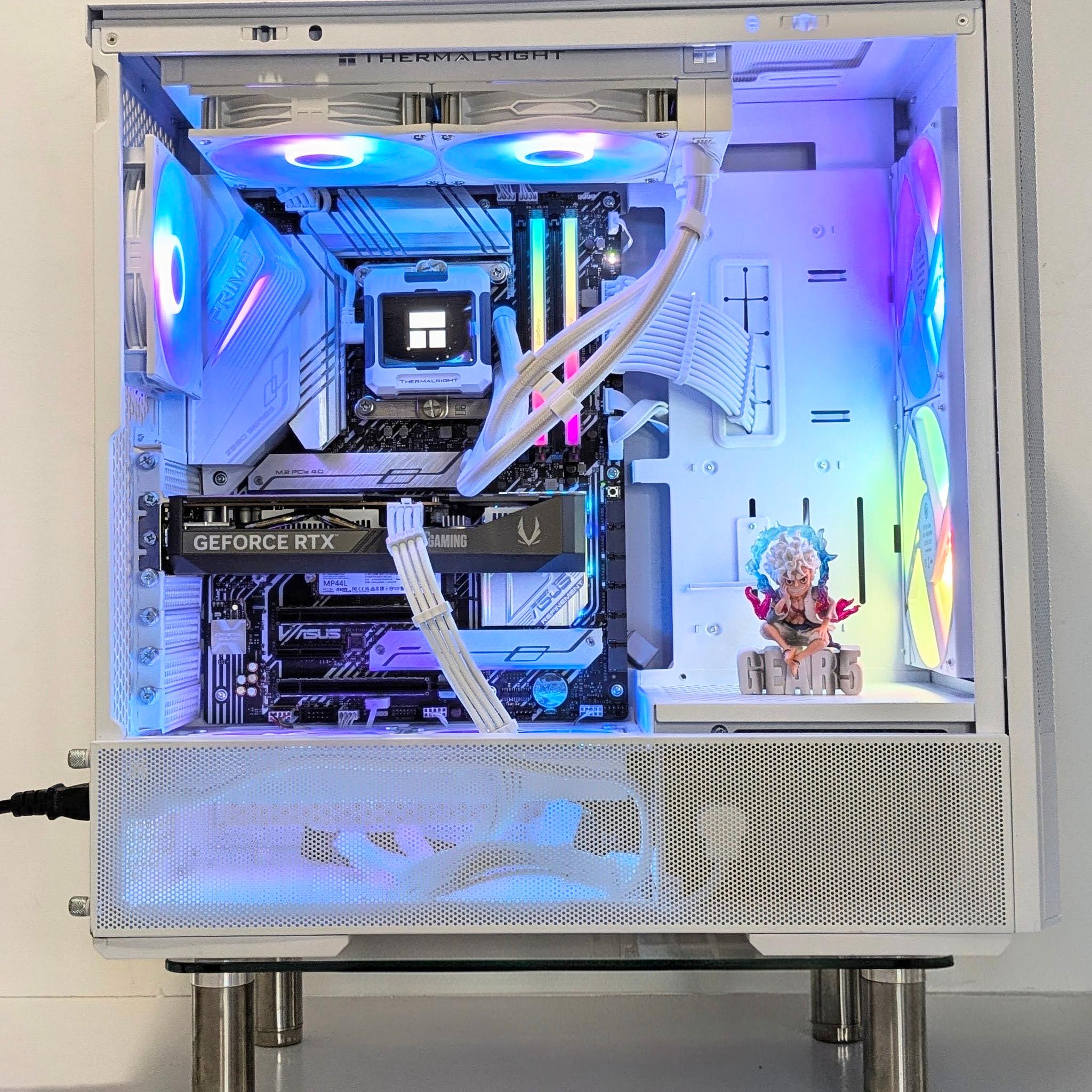 One Piece "Gear 5" High Performance Custom Gaming PC⚪RTX 5060/I7-11700K🚀⚪⚪