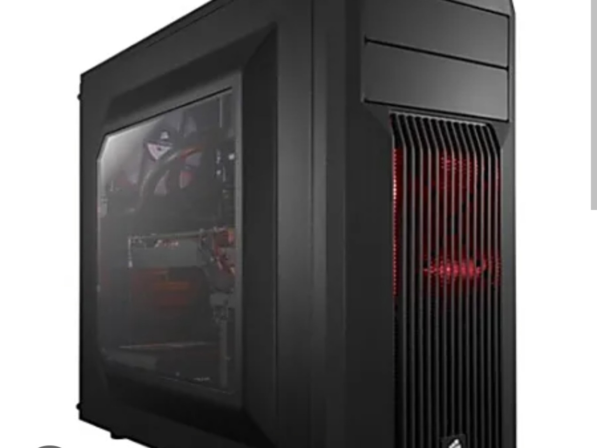 NIB - Corsair Carbide Series SPEC-02 Case, Black ATX Mid
