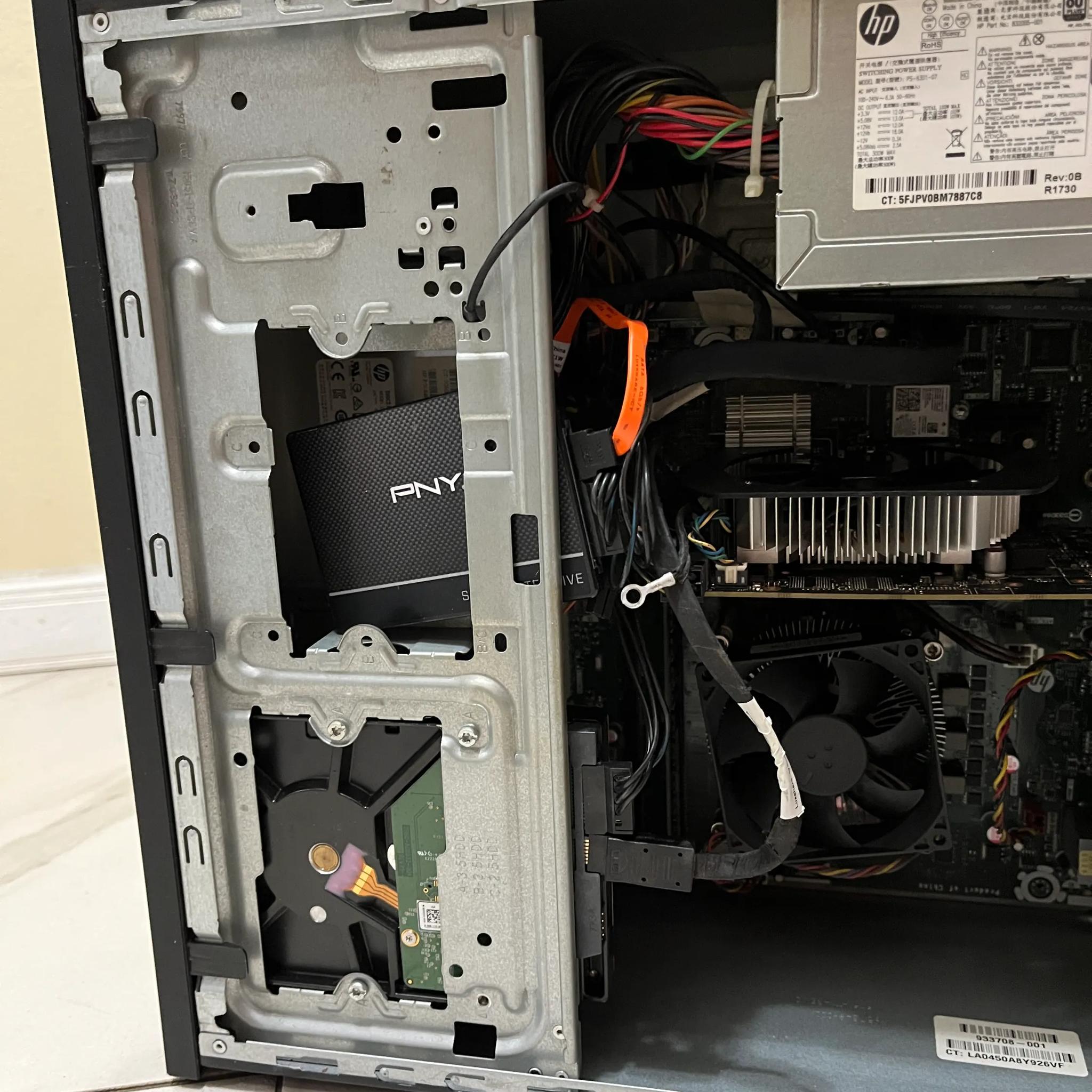 🔥 Budget HP Gaming PC Intel Core i5-7400, GTX 1060 3GB, 256 GB SSD + 1 TB HDD, Fast and Powerful