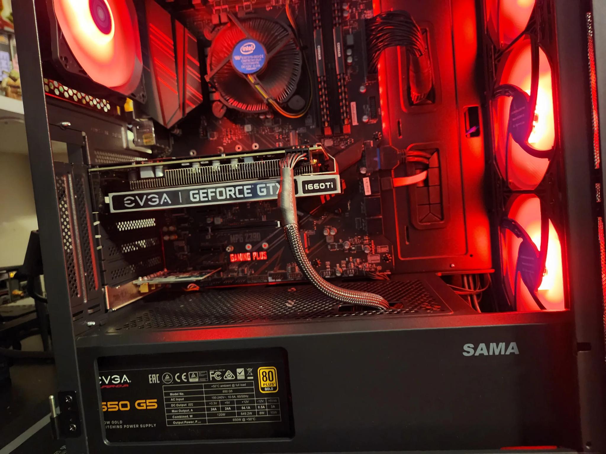 THE RED MONSTER IV GTX 1660TI/Intel I5-8600K