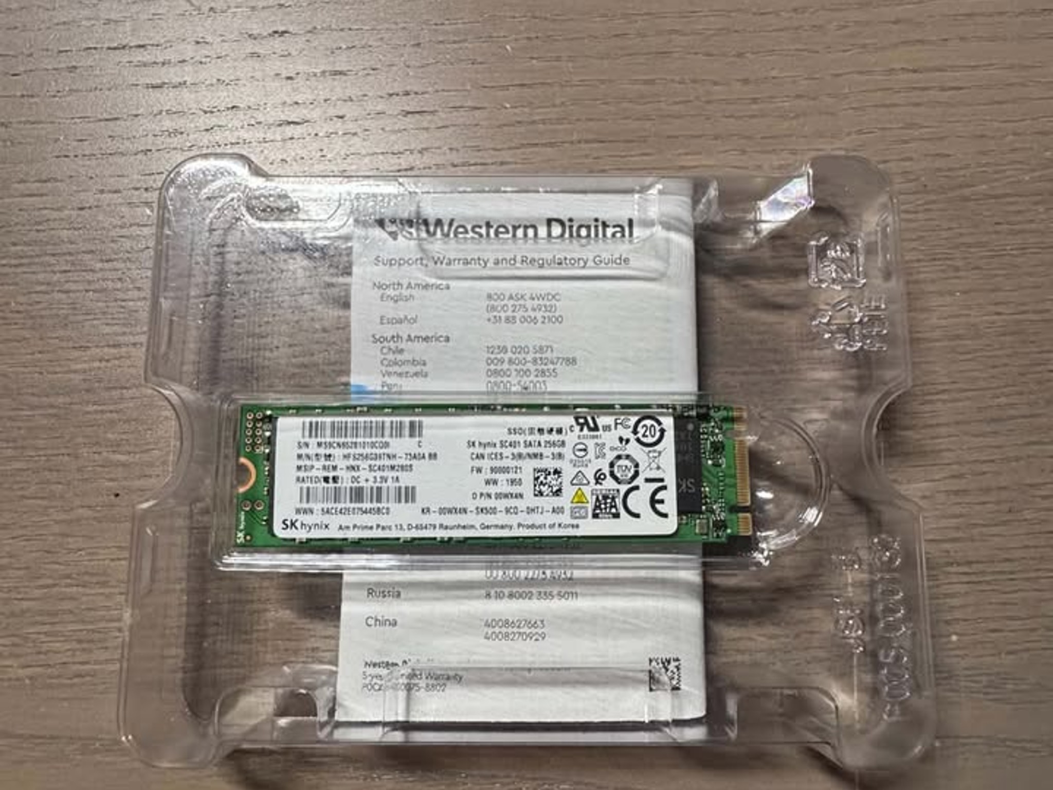 SK hynix SC401 256GB M.2 SATA SSD 2280