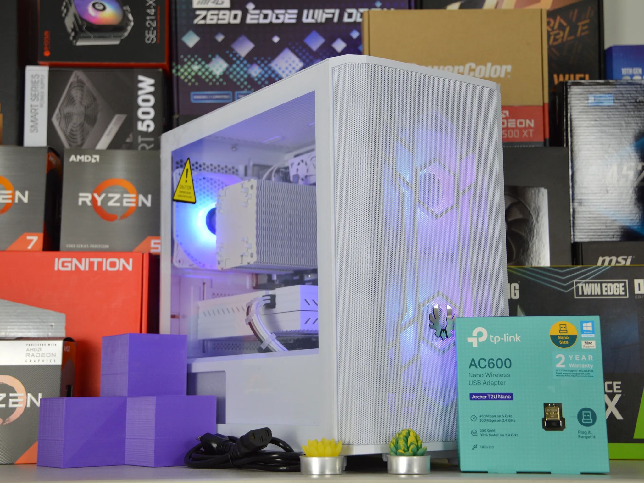 🟣❄️| RX 580 8GB | INTEL XEON E5 2670 V3 | 32GB DDR4 RAM | 1TB NVME SSD | Royal Blizzard |