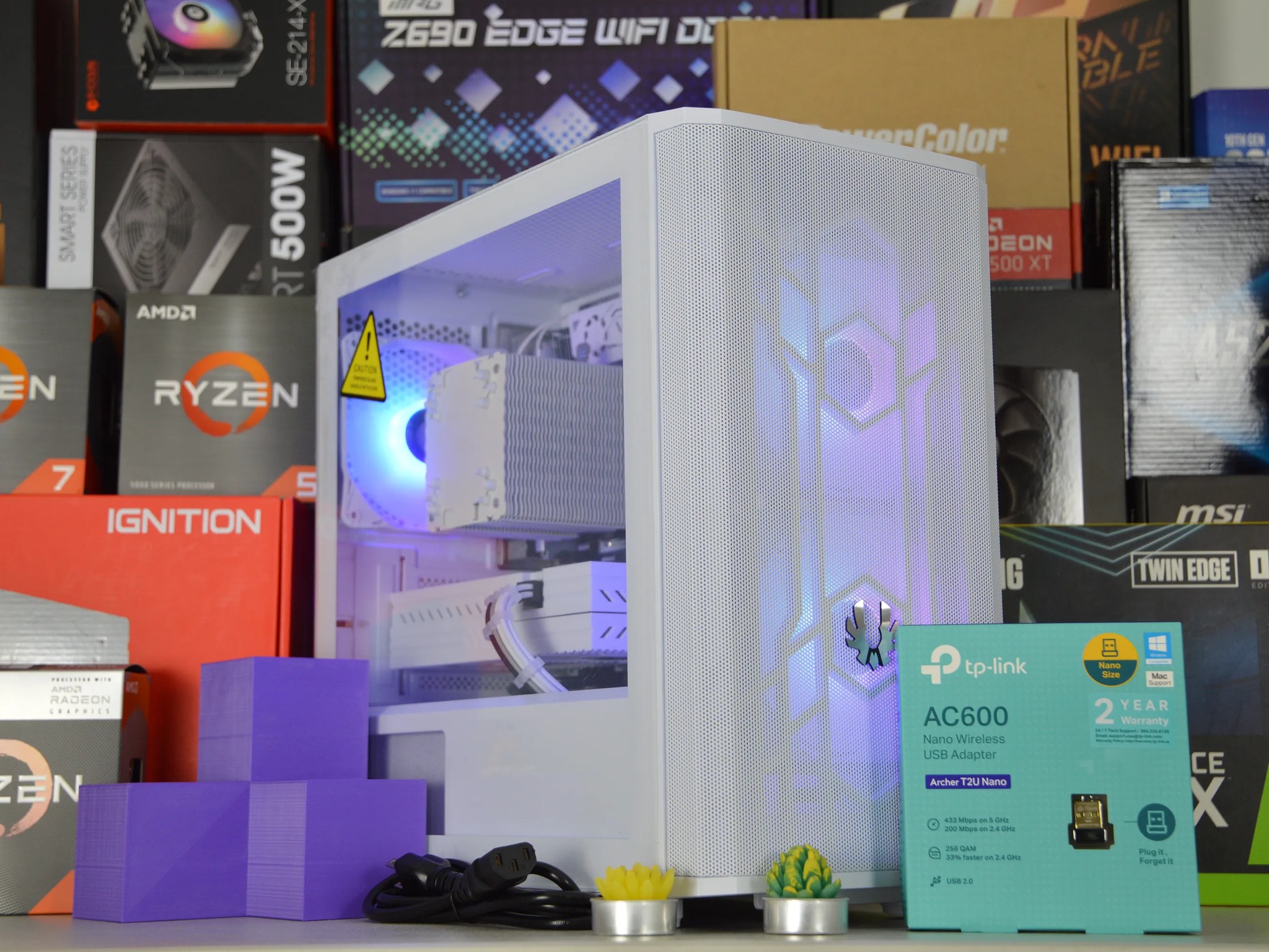 🟣❄️| RX 580 8GB | INTEL XEON E5 2670 V3 | 32GB DDR4 RAM | 1TB NVME SSD | Royal Blizzard |