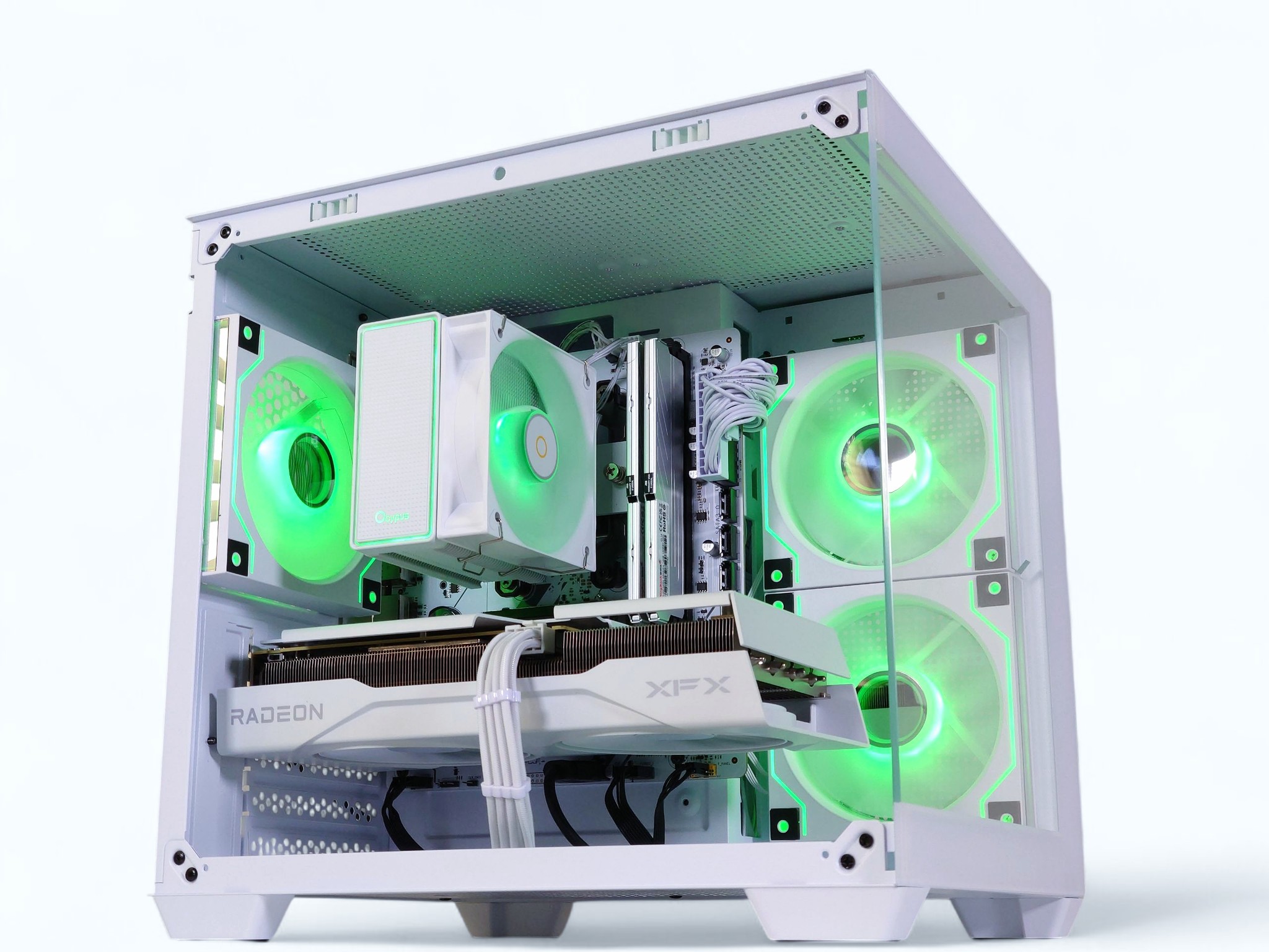 🧊🌊Gaming PC❄️AMD RX 9060 XT 8GB❄️ AMD Ryzen 5 5600❄️ 16GB DDR4❄️ 500GB NVME