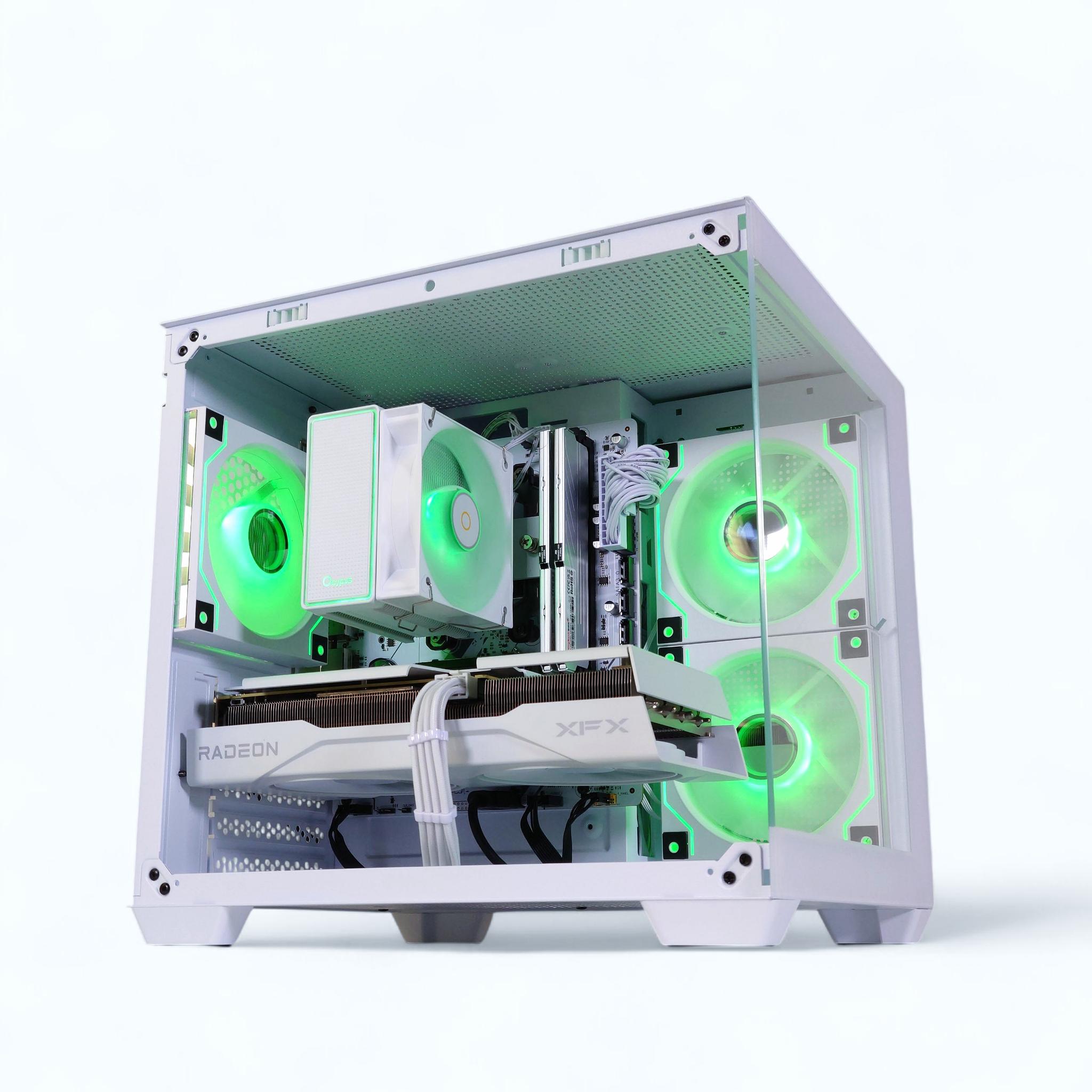 🧊🌊Gaming PC❄️AMD RX 9060 XT 8GB❄️ AMD Ryzen 5 5600❄️ 16GB DDR4❄️ 500GB NVME