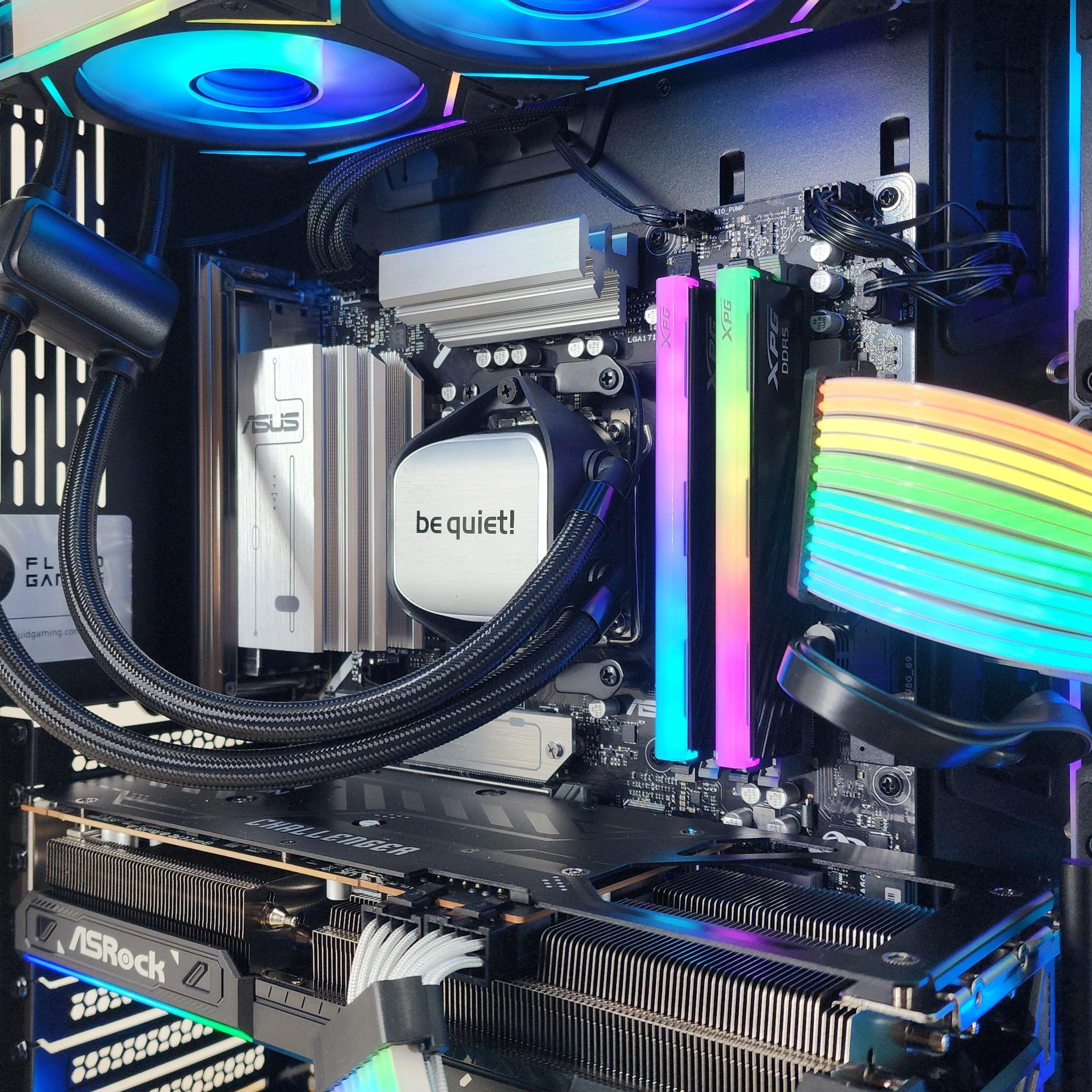 Gaming PC Ryzen 7 9800X3D 32GB RAM 1TB SSD RX 9070 16GB Windows 11 Computer