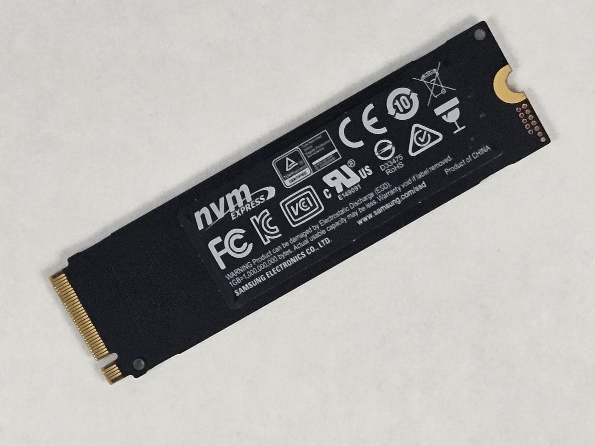 500GB NVMe M.2 SSD Samsung 960 EVO Gen3