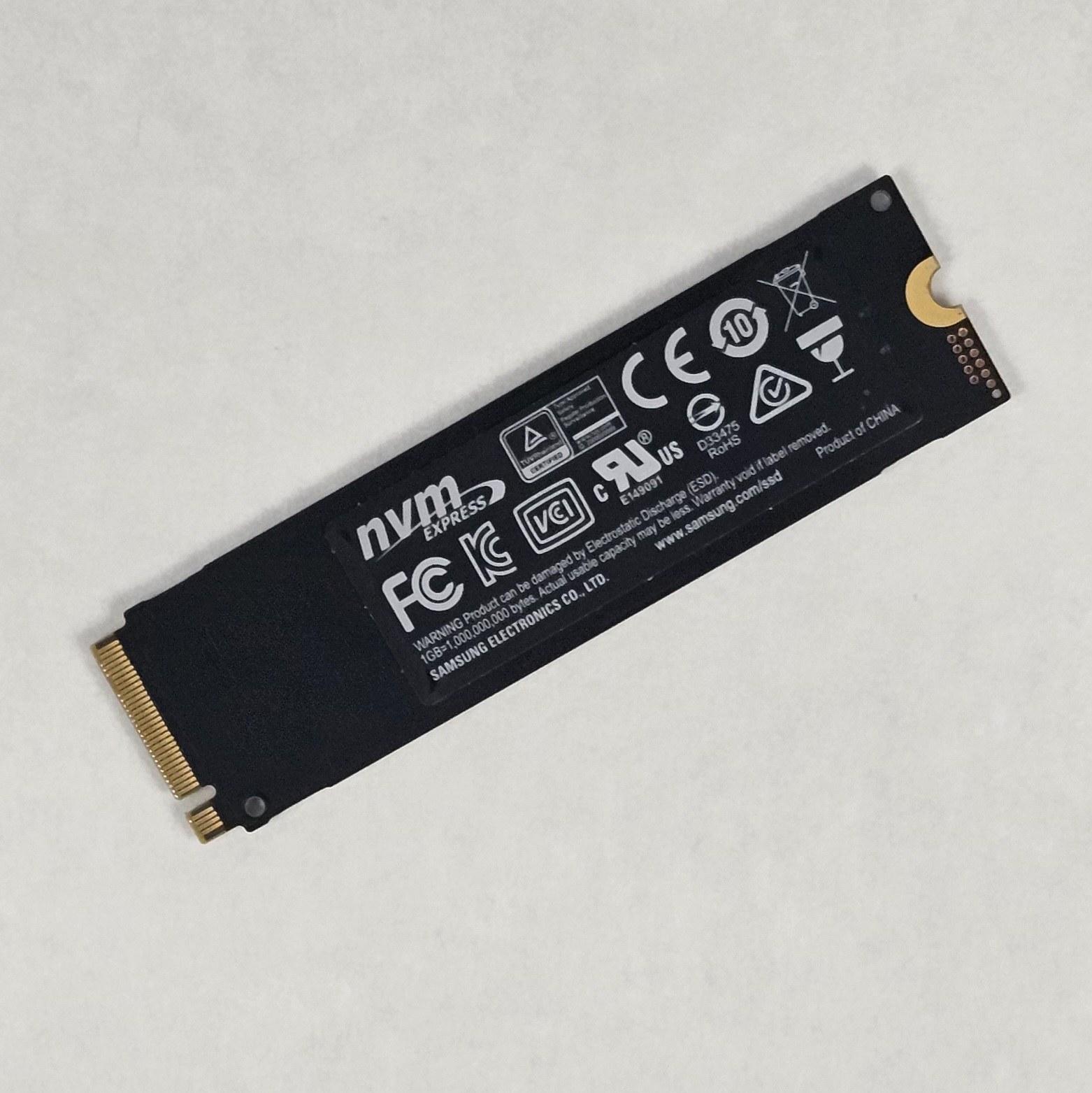 500GB NVMe M.2 SSD Samsung 960 EVO Gen3