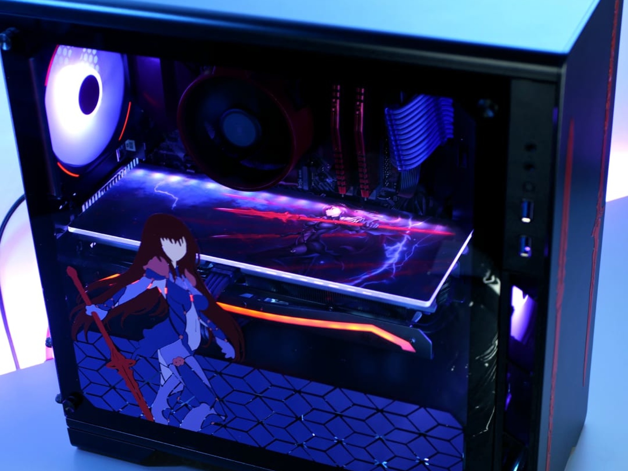 Scathach | RTX 3060, Ryzen 5 5500 FGO theme pc build