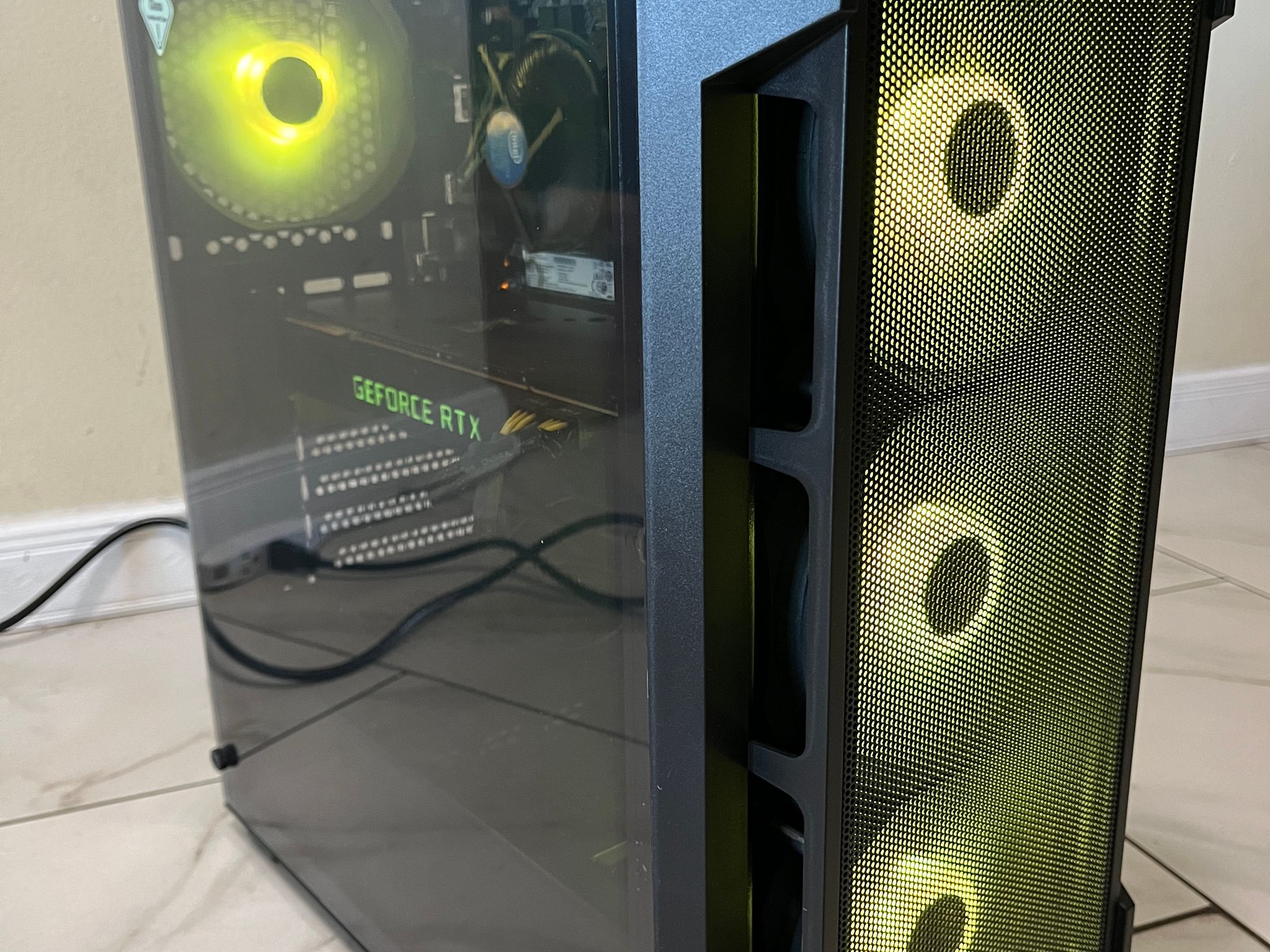 🟠🔥RTX 2080, Intel i5-10400, 16GB RAM, 870GB Storage, High Performance RGB Gaming PC /w Wi-Fi🖥️