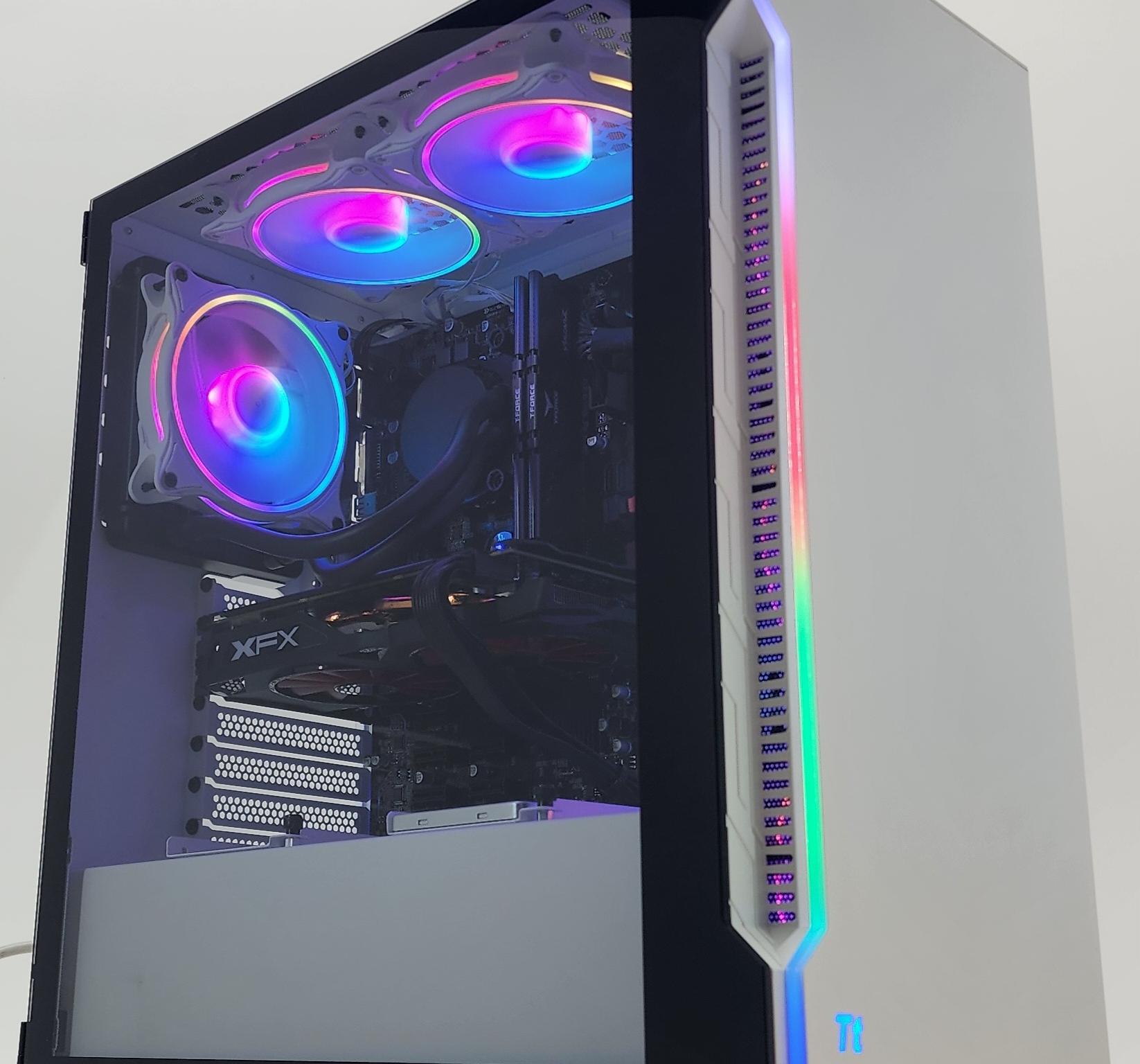 Gaming PC i7-6700 16GB RAM 1TB SSD RX 580 8GB Windows 11 Computer