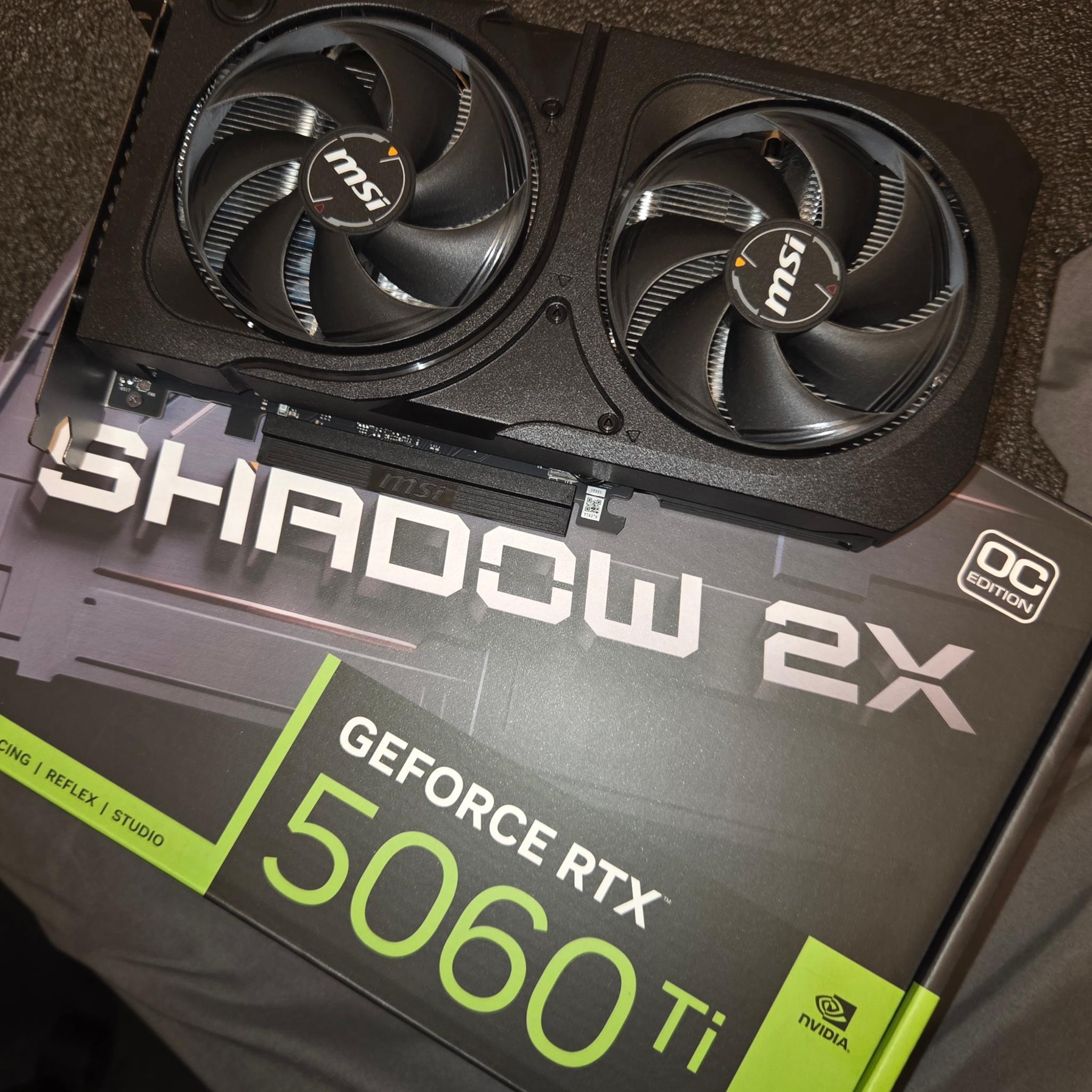MSI GeForce RTX 5060 Ti 16G SHADOW 2X OC