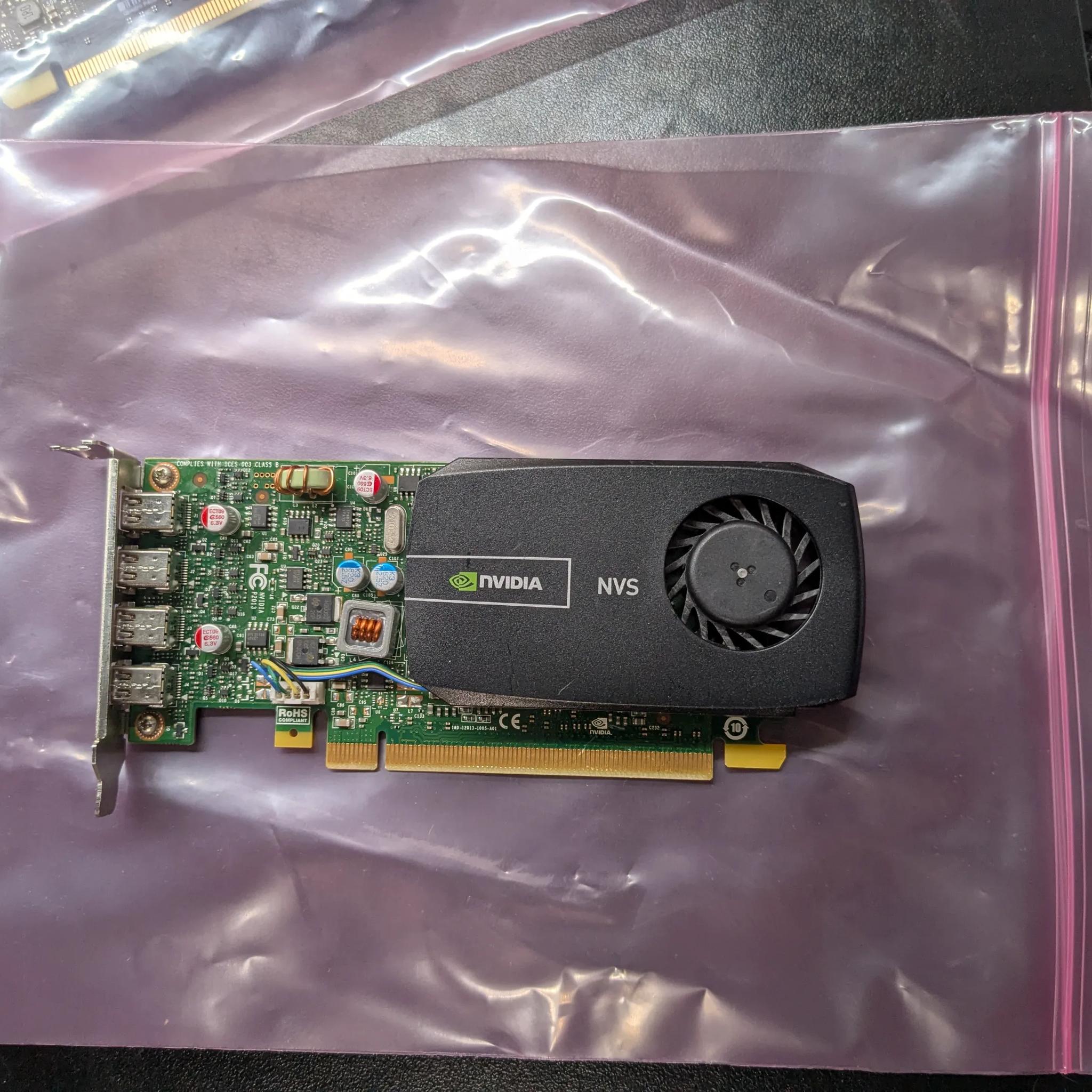 Nvidia NVS 510 - Tested - 2GB DDR3, 4x MiniDP