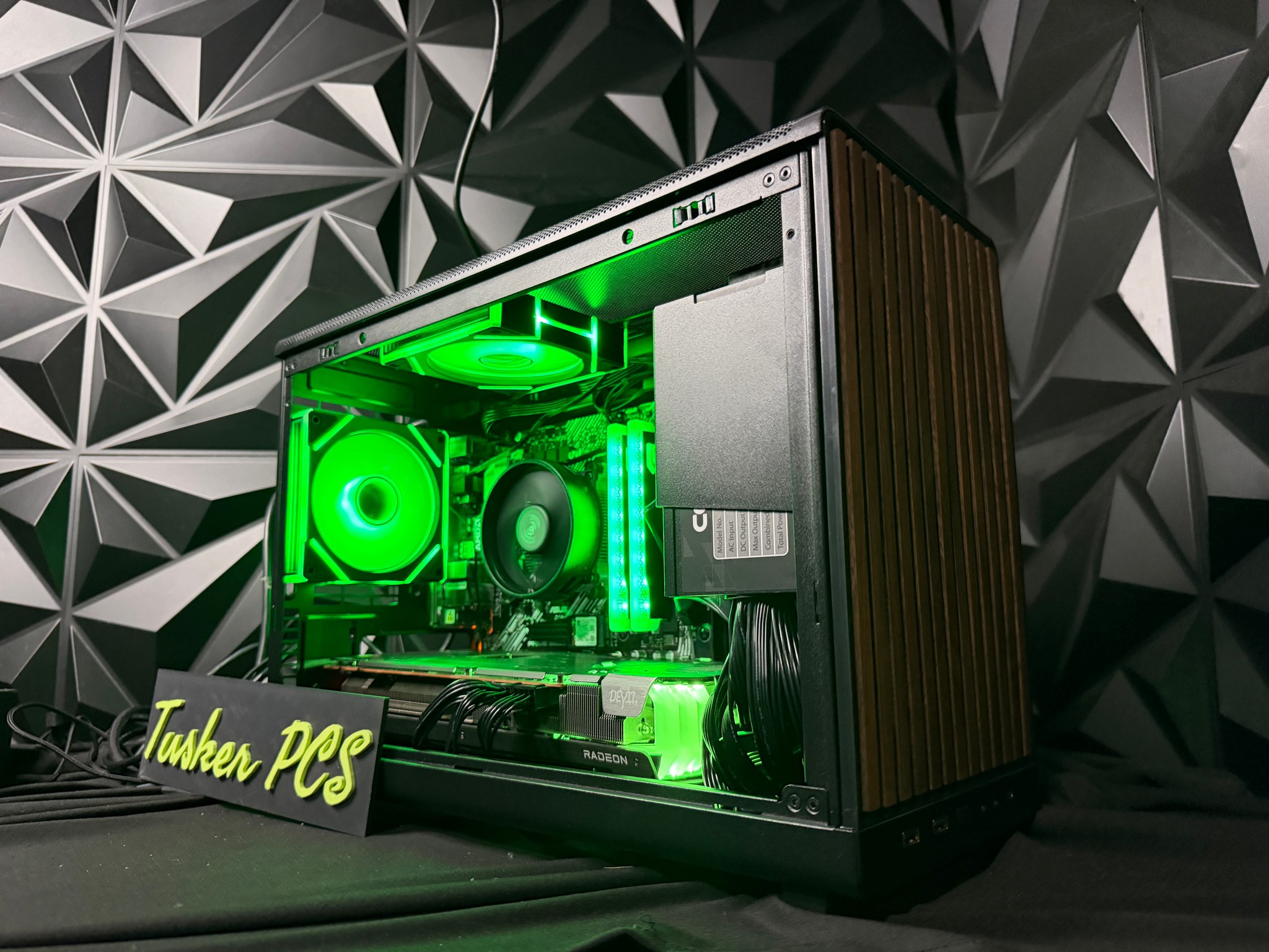 🌈🌲 NEON OAK 🌲🌈 Radeon RX 6750 XT Custom Gaming PC - Ryzen 5 5500