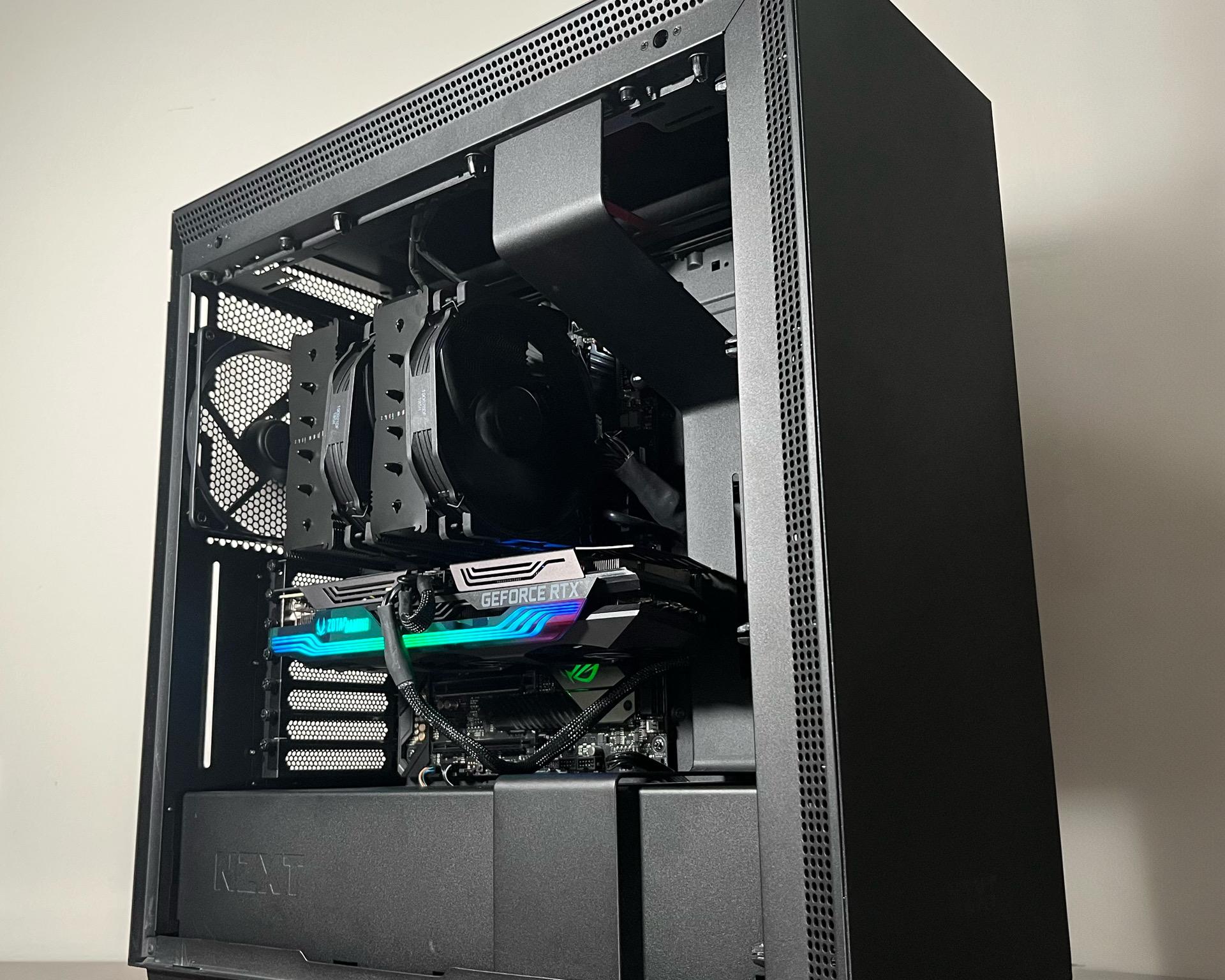 🥷Stealth RTX 1440p Beast🥷 Ryzen 9 3900x | RTX 3070 TI | 32GB RAM | 2TB Storage | Wi-Fi