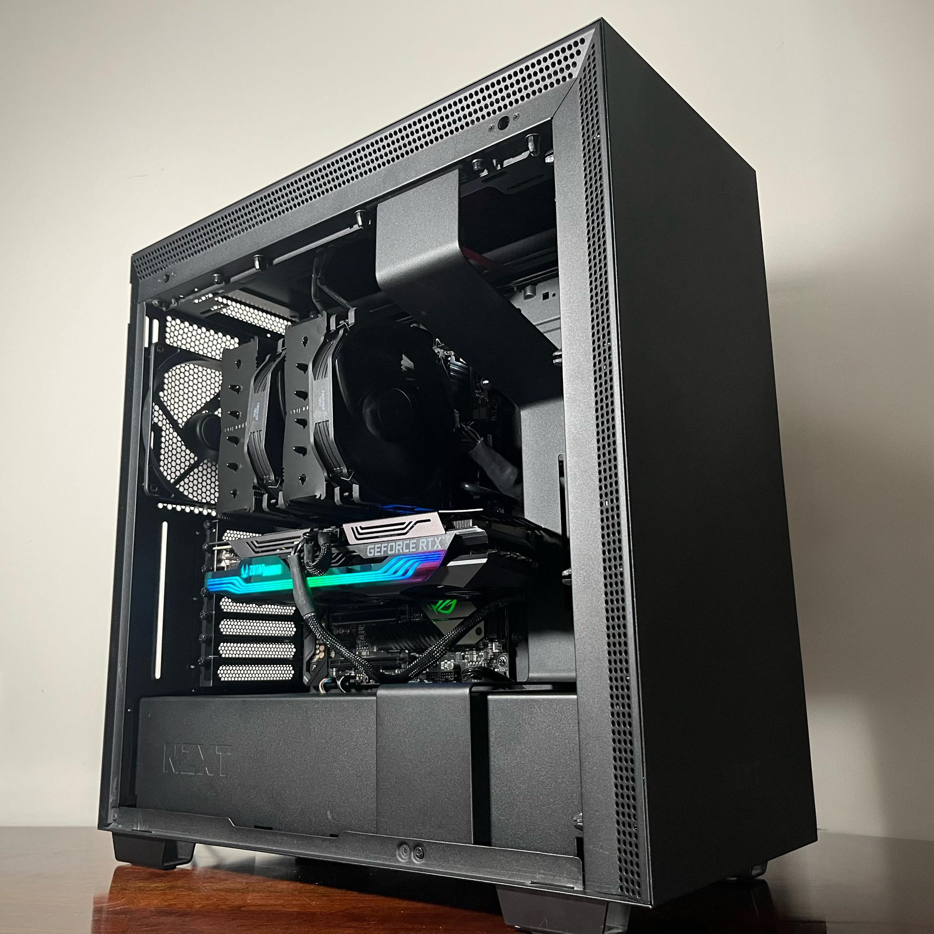 🥷Stealth RTX 1440p Beast🥷 Ryzen 9 3900x | RTX 3070 TI | 32GB RAM | 2TB Storage | Wi-Fi