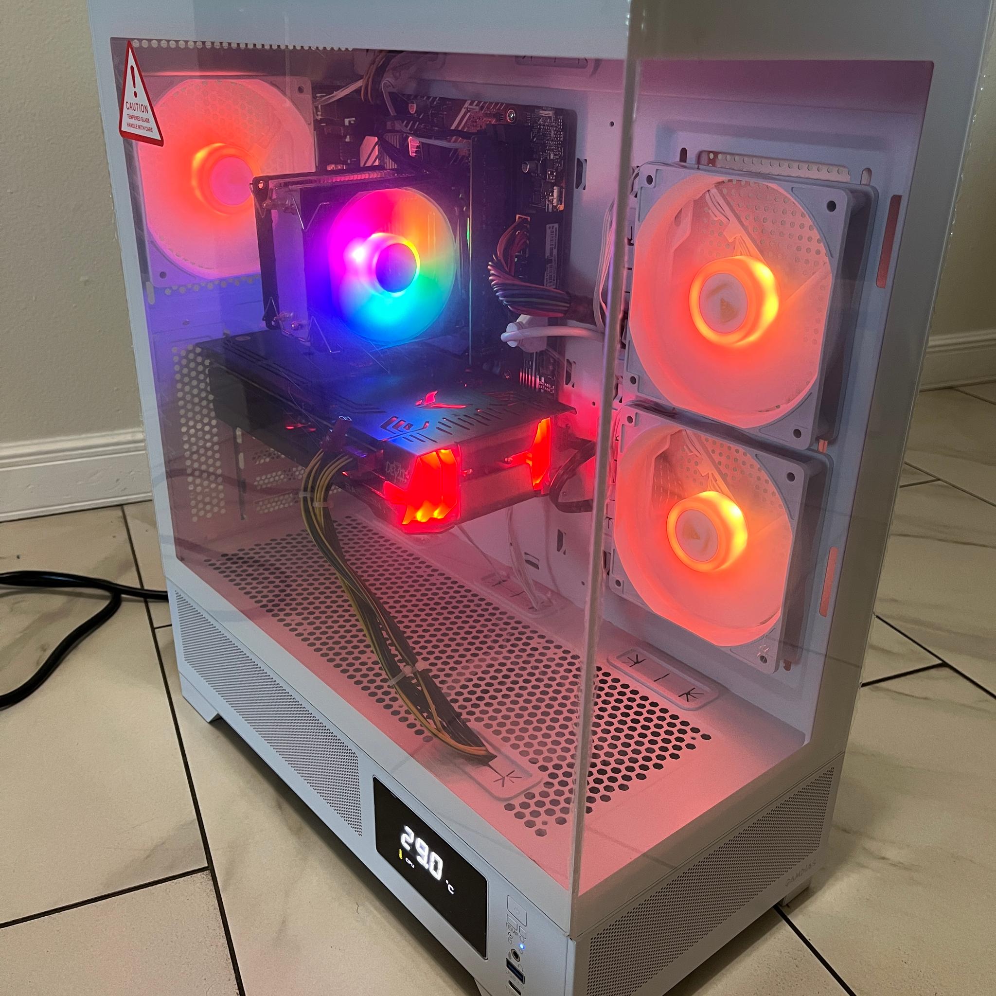AMD RX 6600 XT, Intel Core i5-11400f, 16GB RAM, 1TB SSD, High FPS Gaming PC w/ Wi-Fi & BT