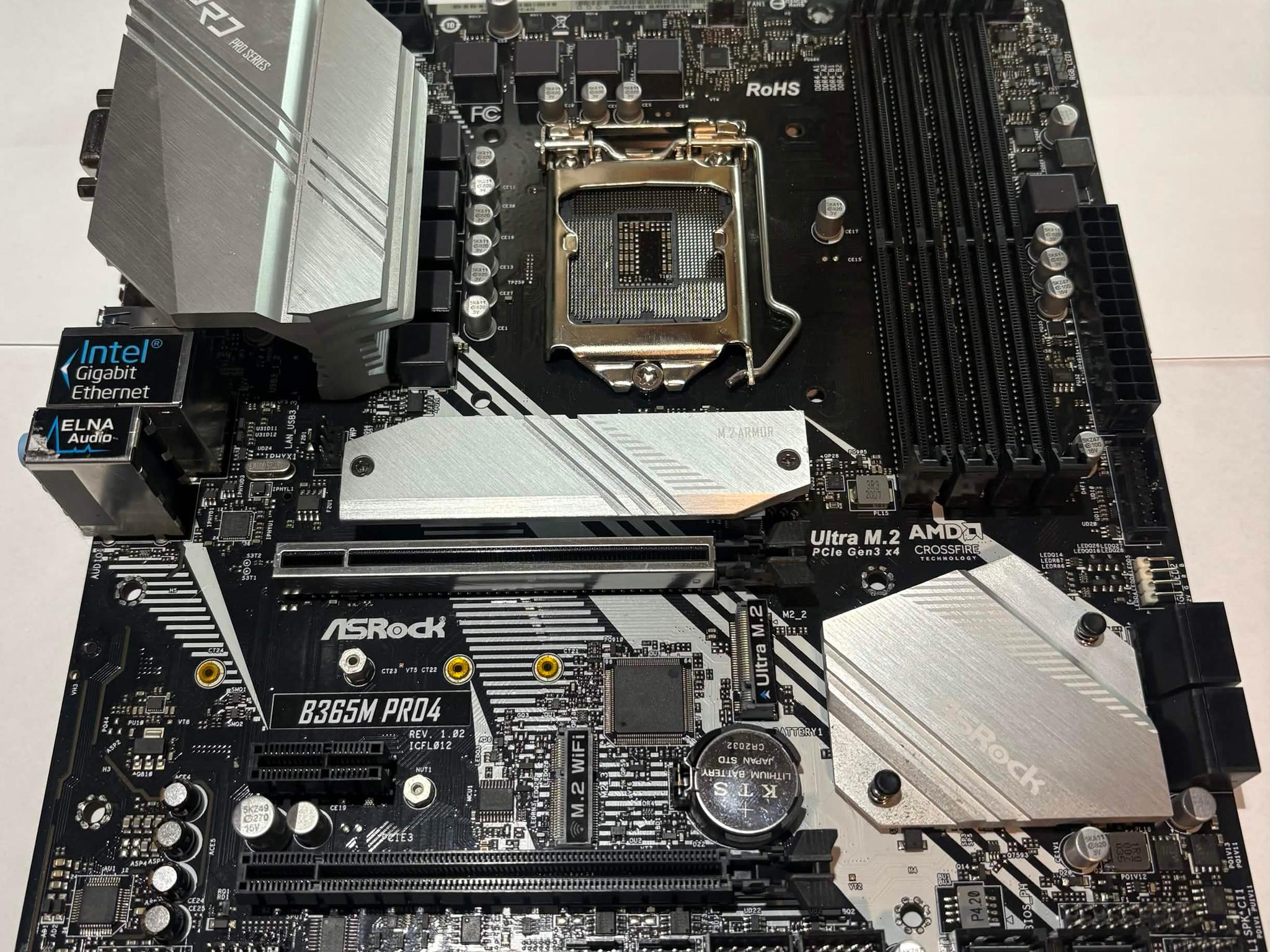 ASRock B365M Pro4 LGA1151 Micro ATX Motherboard 8th 9th Gen