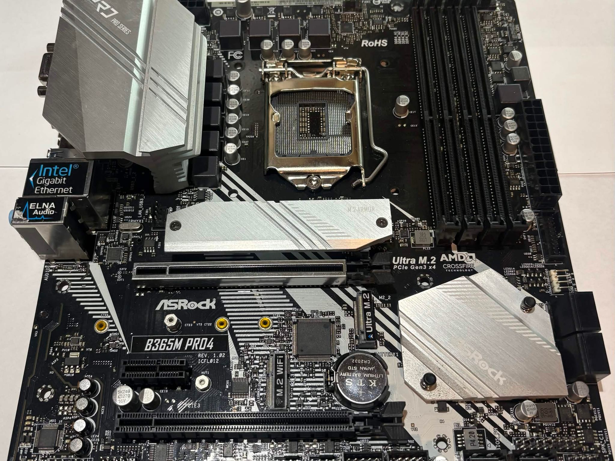 ASRock B365M Pro4 LGA1151 Micro ATX Motherboard 8th 9th Gen