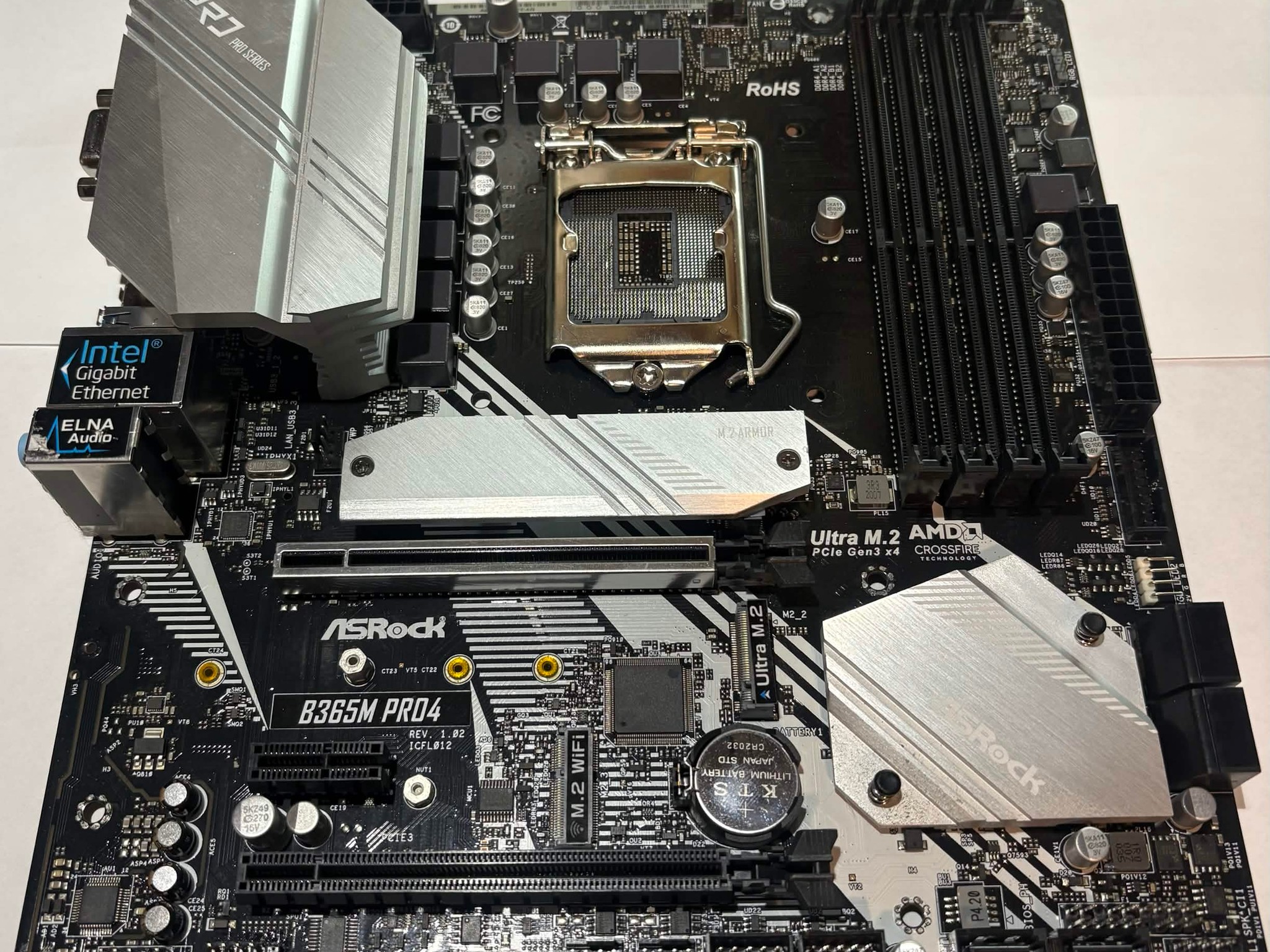 ASRock B365M Pro4 LGA1151 Micro ATX Motherboard 8th 9th Gen
