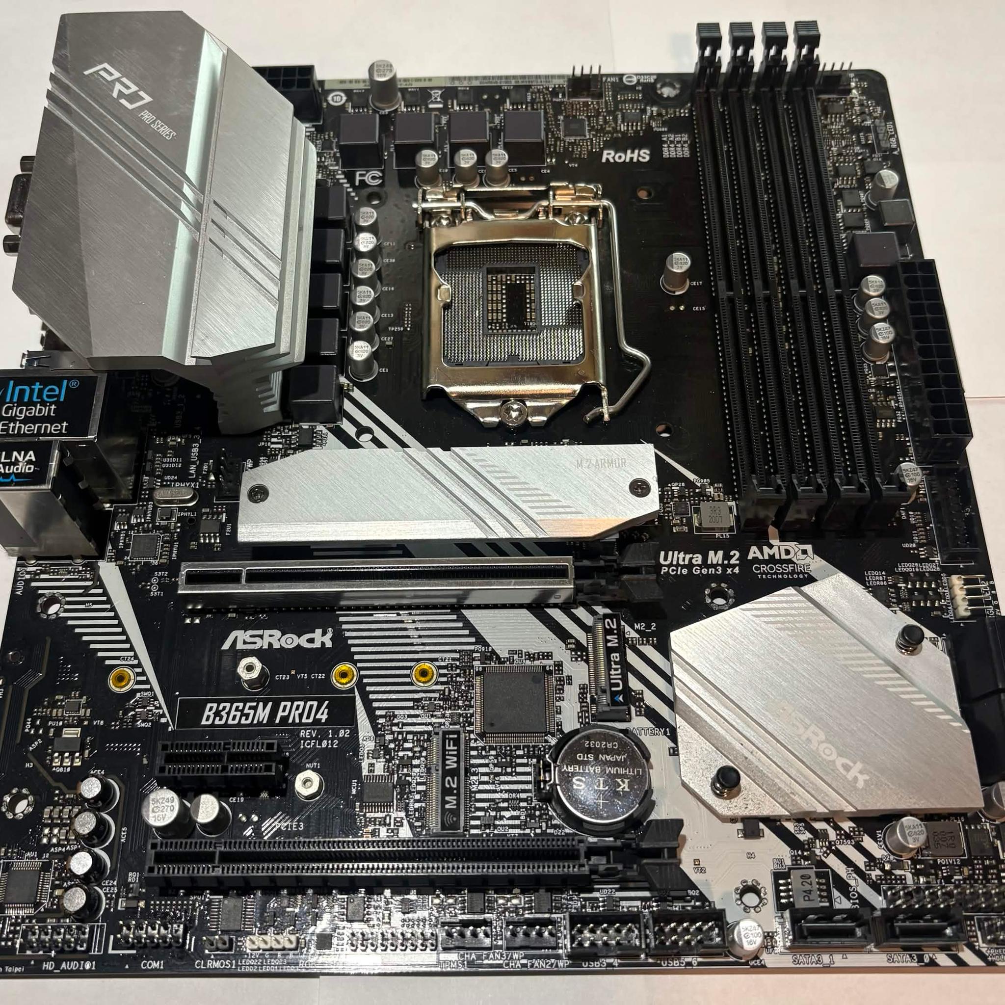 ASRock B365M Pro4 LGA1151 Micro ATX Motherboard 8th 9th Gen