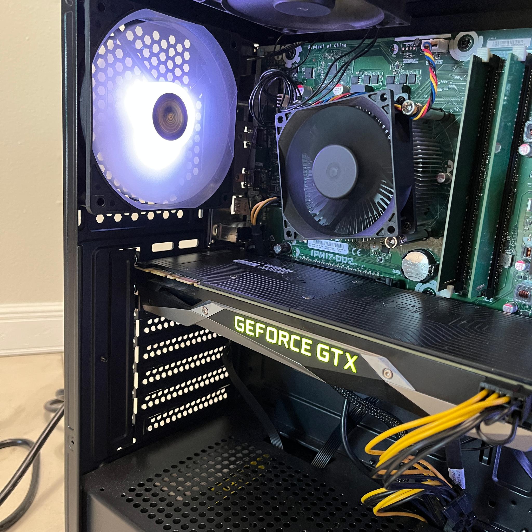 NVIDIA GTX 1080, Intel i7-6700, 12GB RAM, 870 GB Storage, High FPS Gaming PC w/ Wi-Fi + Bluetooth