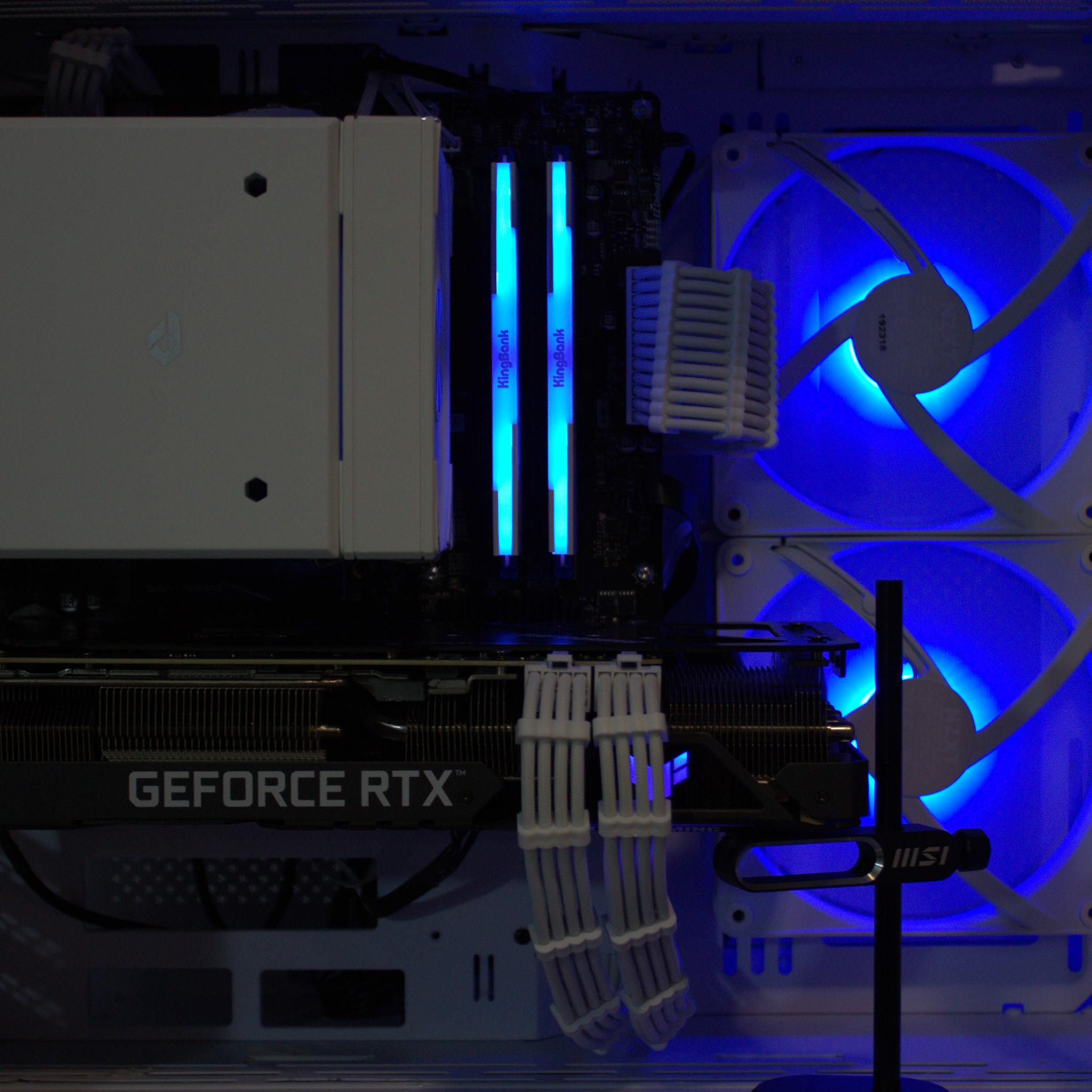 O11 Mini Snow Build | R7 7700x + Asus Tuf 3080 10GB