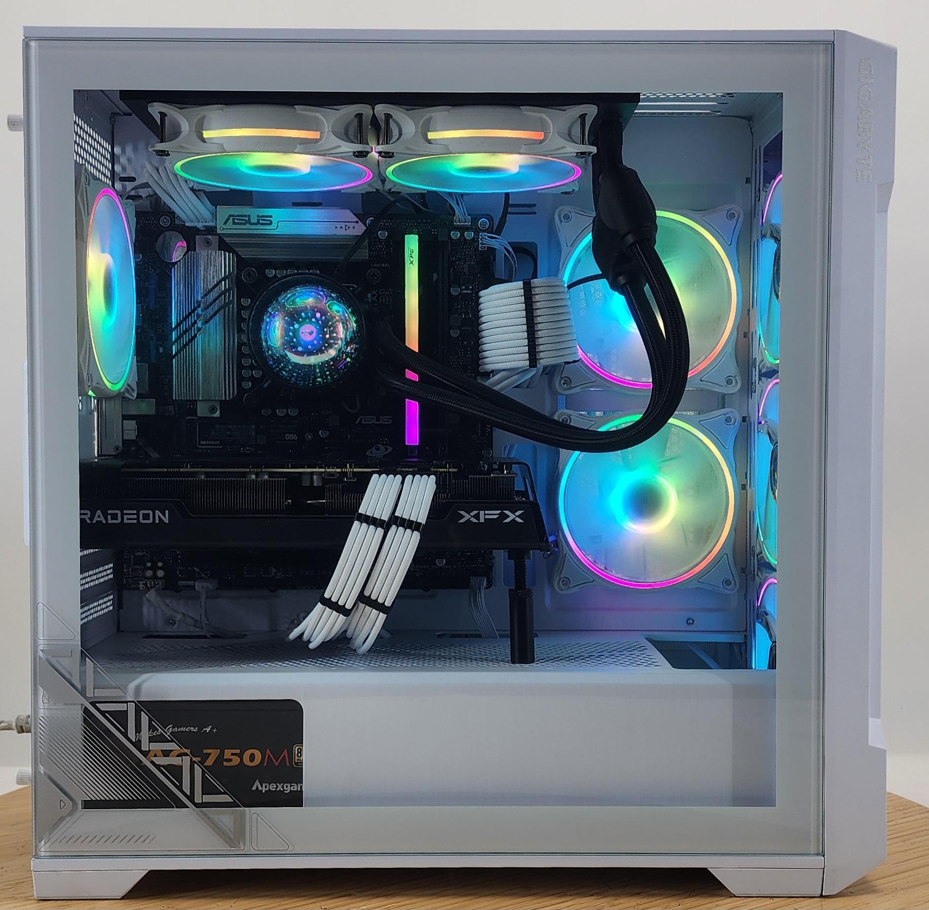 Gaming PC Intel Ultra 5 225F 16GB RAM 1TB SSD RX 7600 XT 16GB Win11 Computer