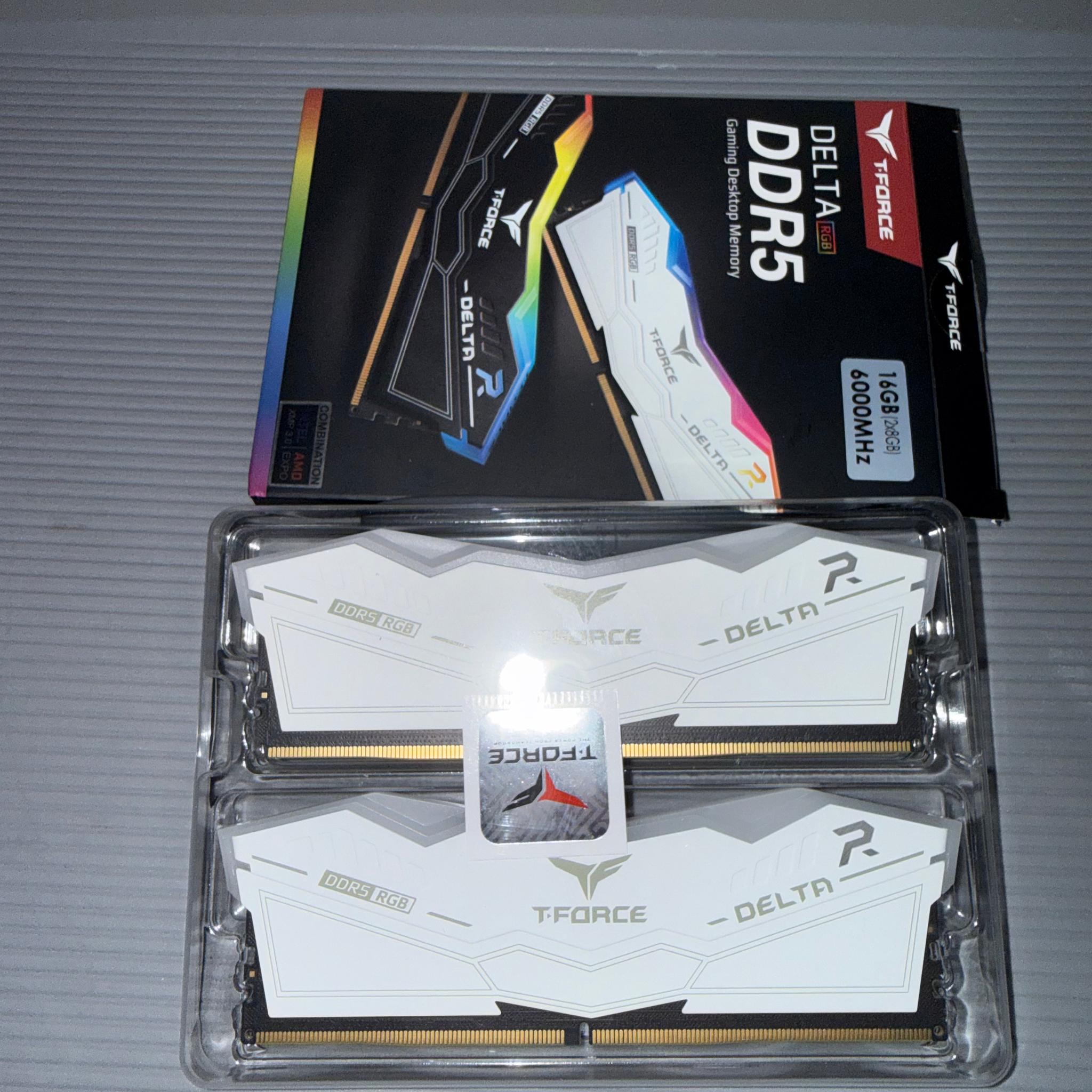Brand New 16gb TeamGroup Delta RGB DDR5 RAM