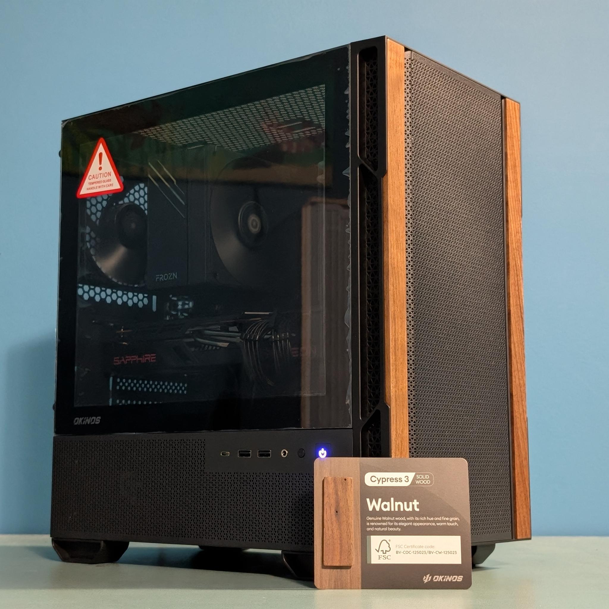 Classy Gaming PC | Ryzen 5 5600, RX 6700 XT, 32GB RAM, 1TB NVMe | SteamOS Compatible