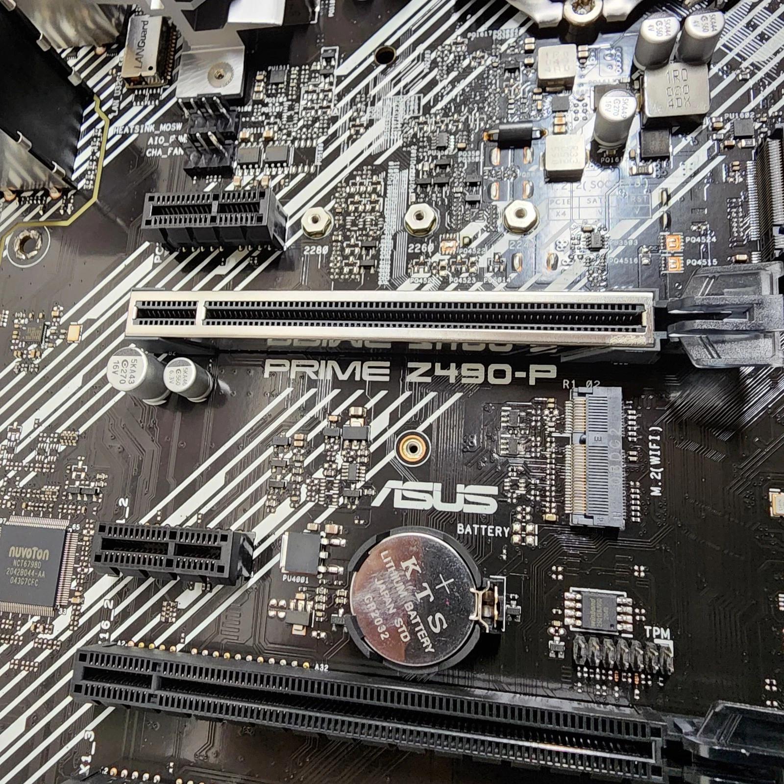 UPDATED BIOS ASUS Prime Z490-P DDR4 LGA1200 ATX Motherboard