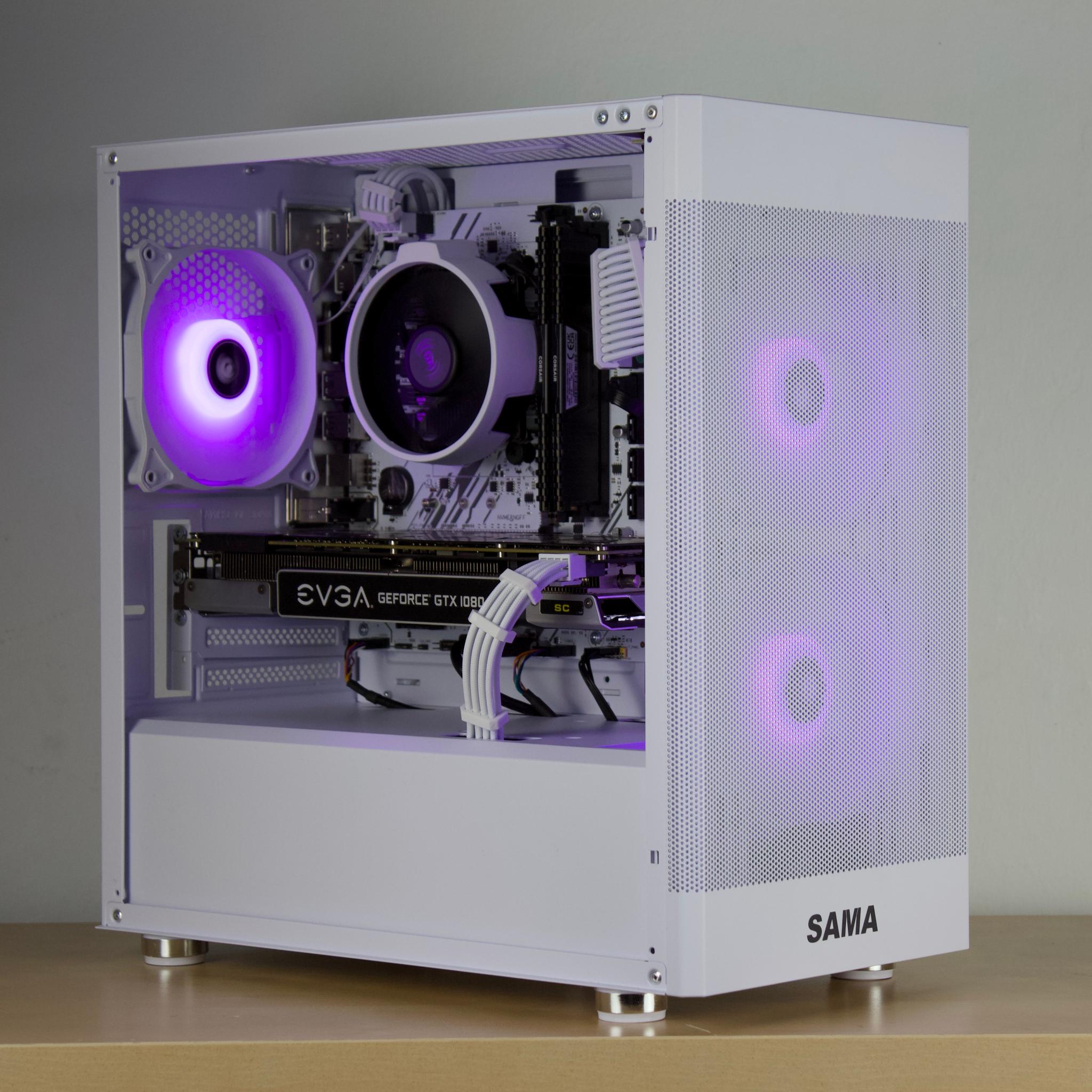 ❄️🧊Budget White PC - GTX 1080, Ryzen 5 2600, 16GB DDR4, 1TB SSD❄️🧊- WiFi/BT