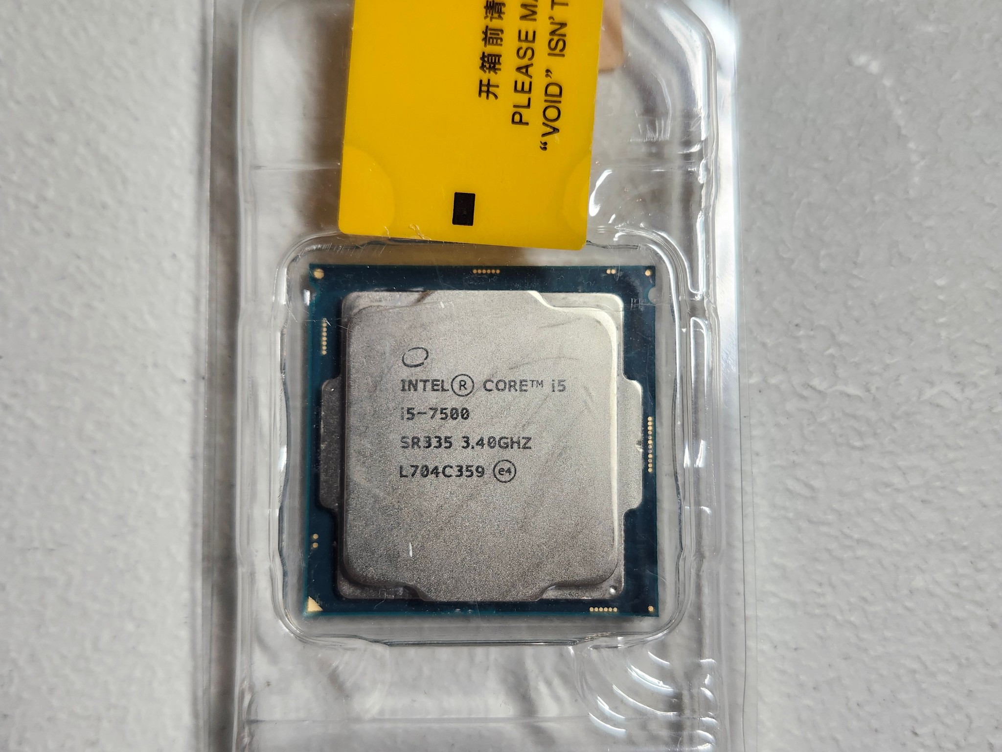 Intel Core i5-7500