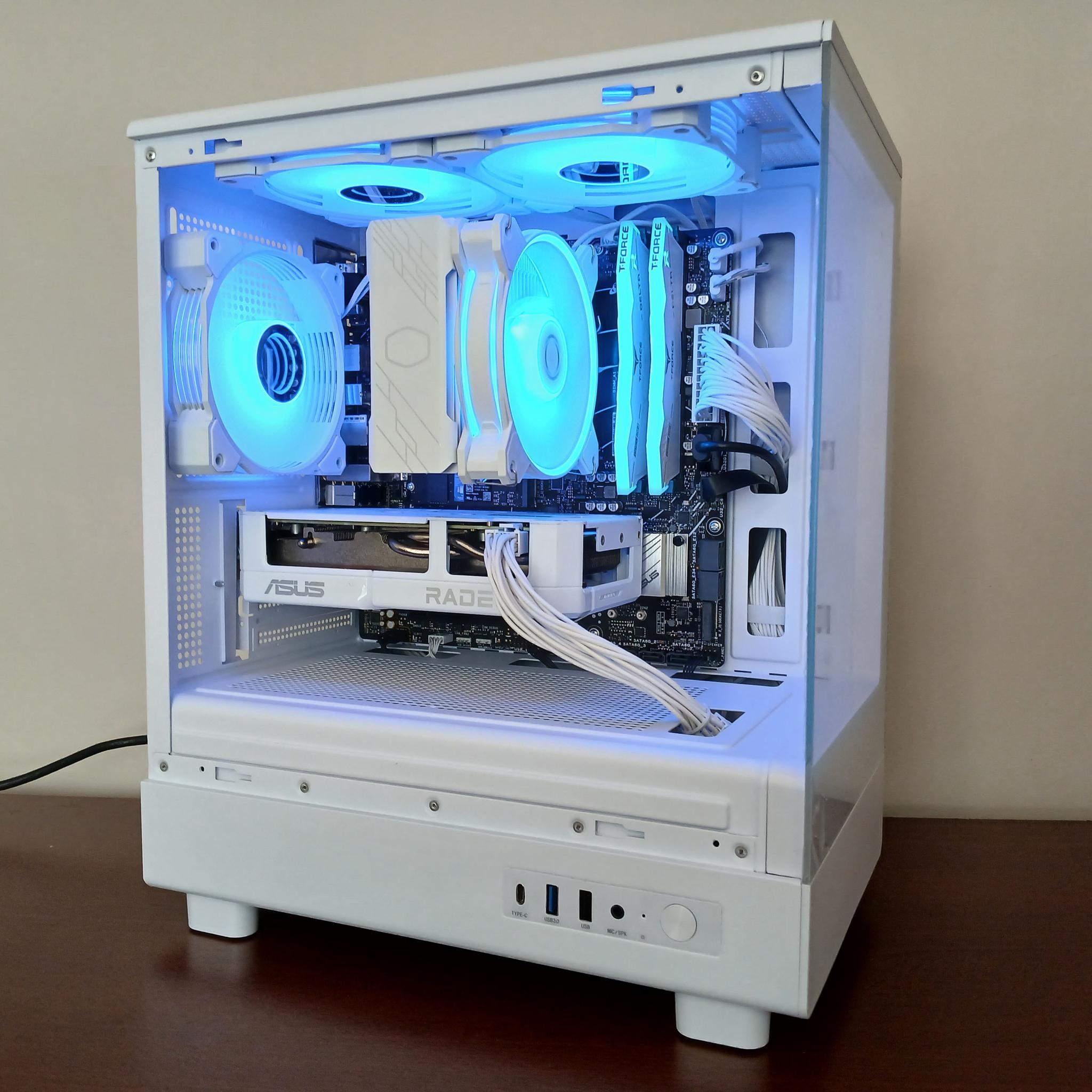 Snow White 1440P | RX 9060XT 16GB | Ryzen 5 7600X | 16GB RAM