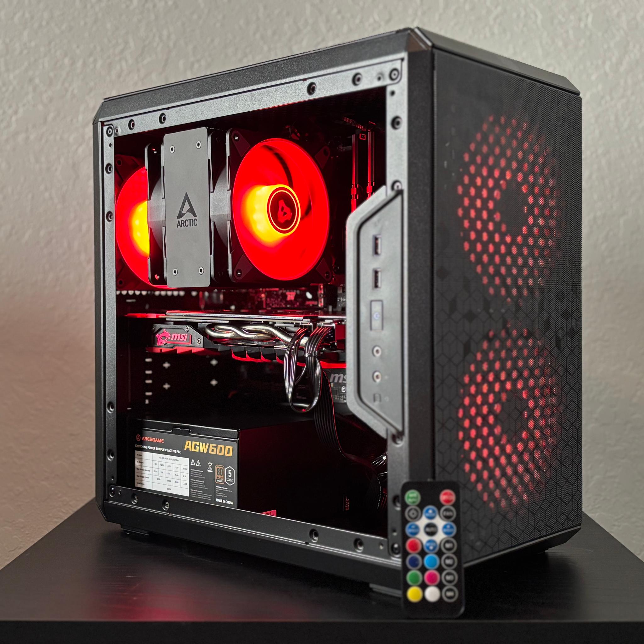 🔥Ryzen 5 5500 | GTX 1070 | 16GB DDR4 | 512GB NVMe | Air-Cooled Gaming PC🔥