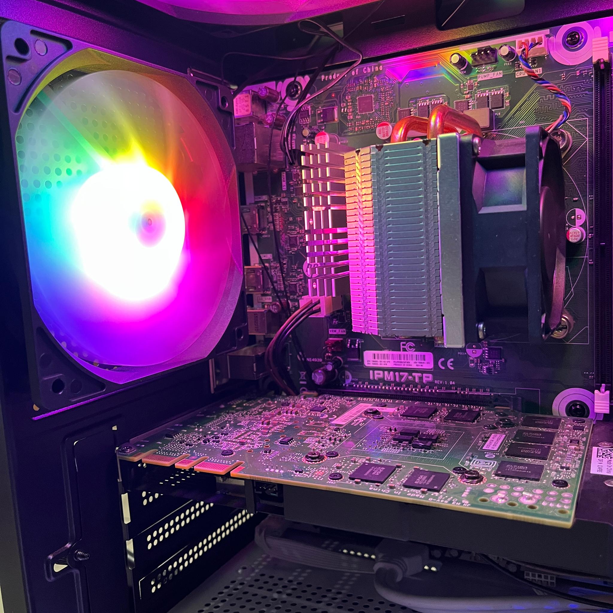 Budget Gaming PC - Intel i5-6400, NVIDIA 4GB GPU, 12GB RAM, 256GB SSD, w/ Wi-Fi & BT