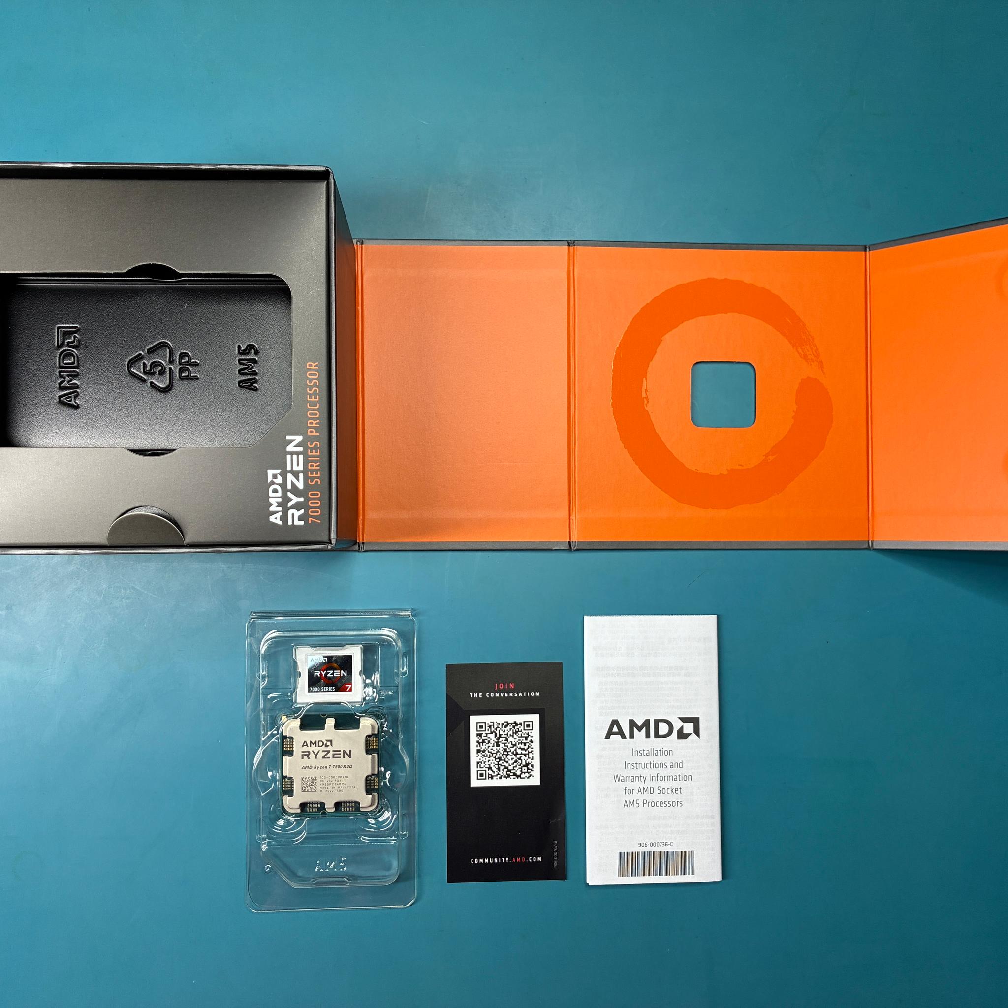AMD Ryzen 7 7800X3D Desktop Processor (CPU)