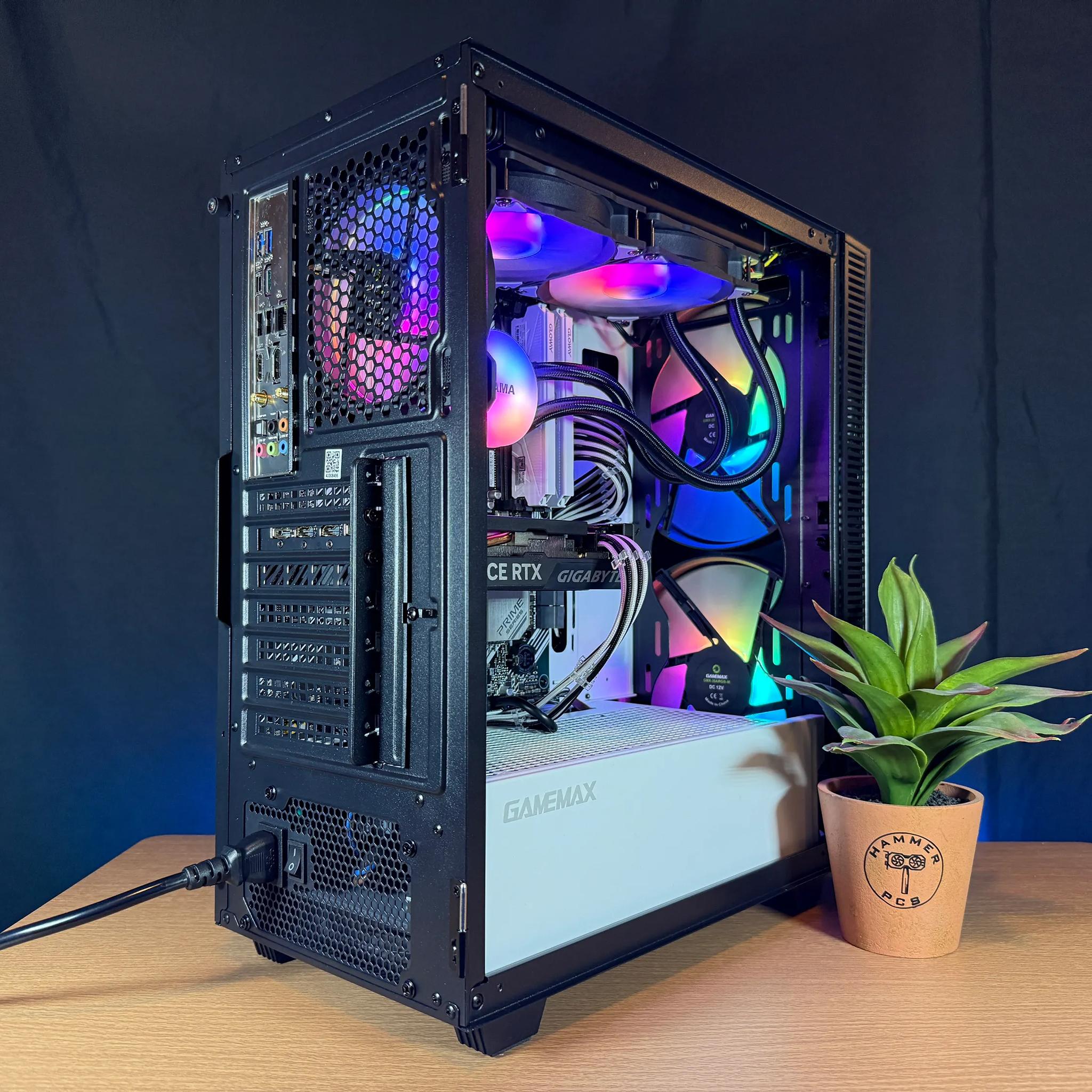 🌈Custom Built RTX 4060 Gaming PC🌈| Ryzen 7, Water Cooled, Windows 11 | Fortnite, CoD, GTA V, More!