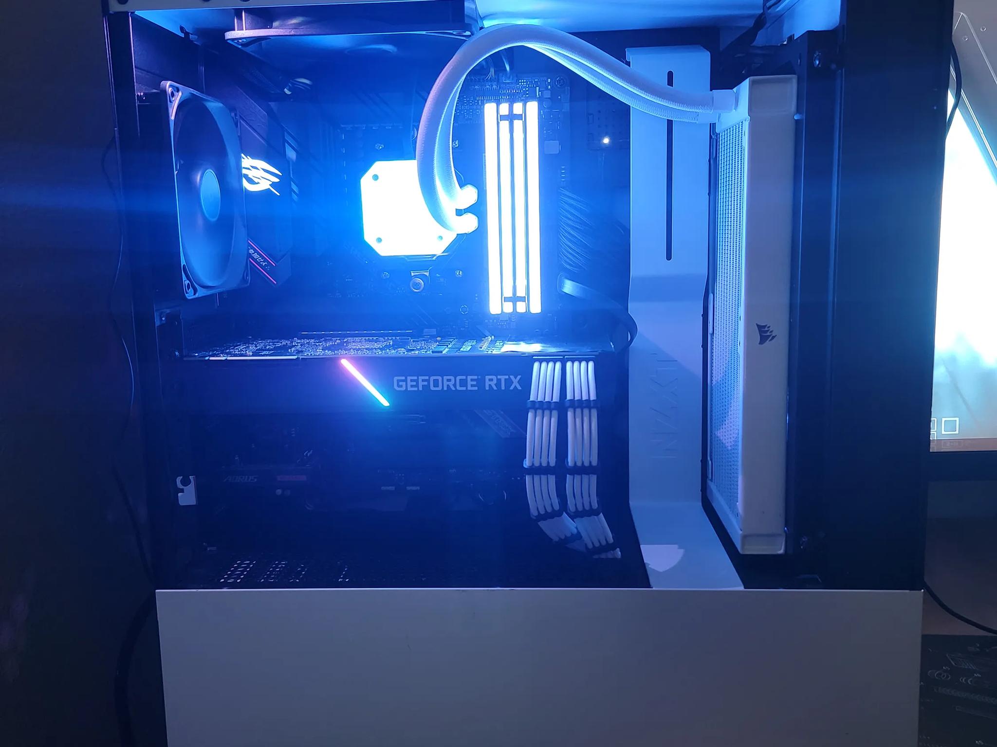 Custom White Rig with Ryzen 7 5800x and RTX 2080 Super. Many extras and no short cuts!