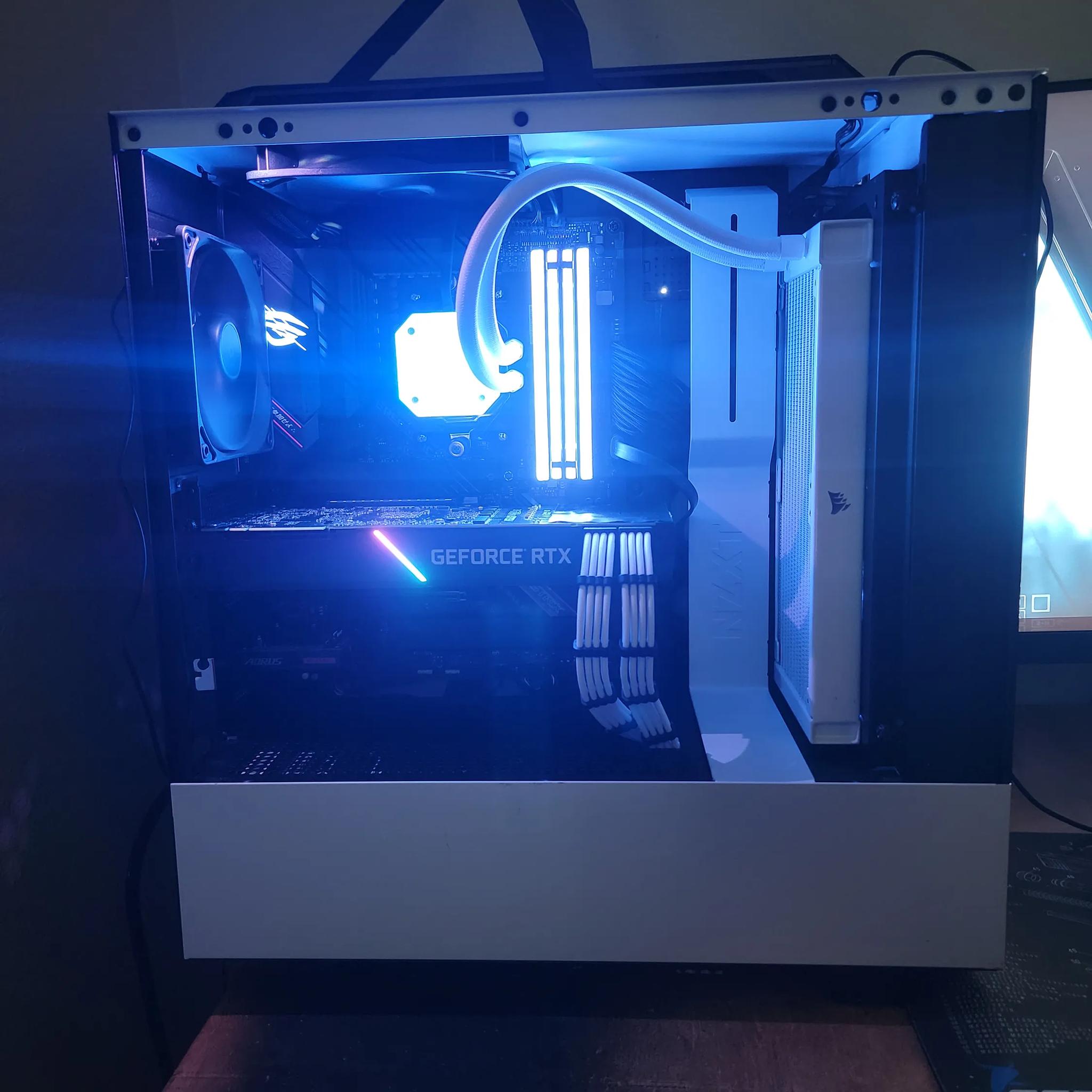 Custom White Rig with Ryzen 7 5800x and RTX 2080 Super. Many extras and no short cuts!