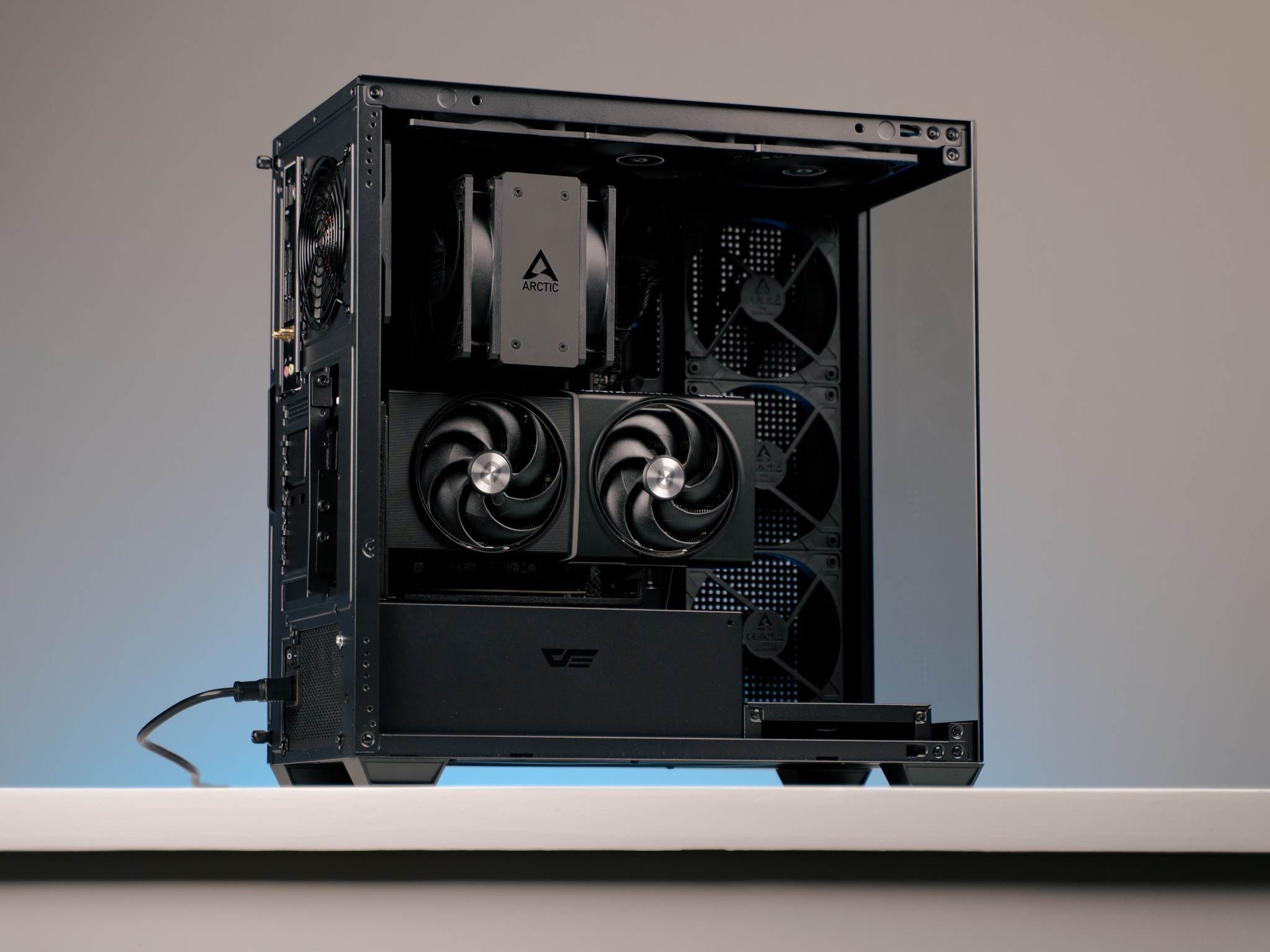 “Darkerform” Intel Arc B580 Intel Core i5 14600K 1TB 32GB Windows 11 Gaming PC Powerhouse