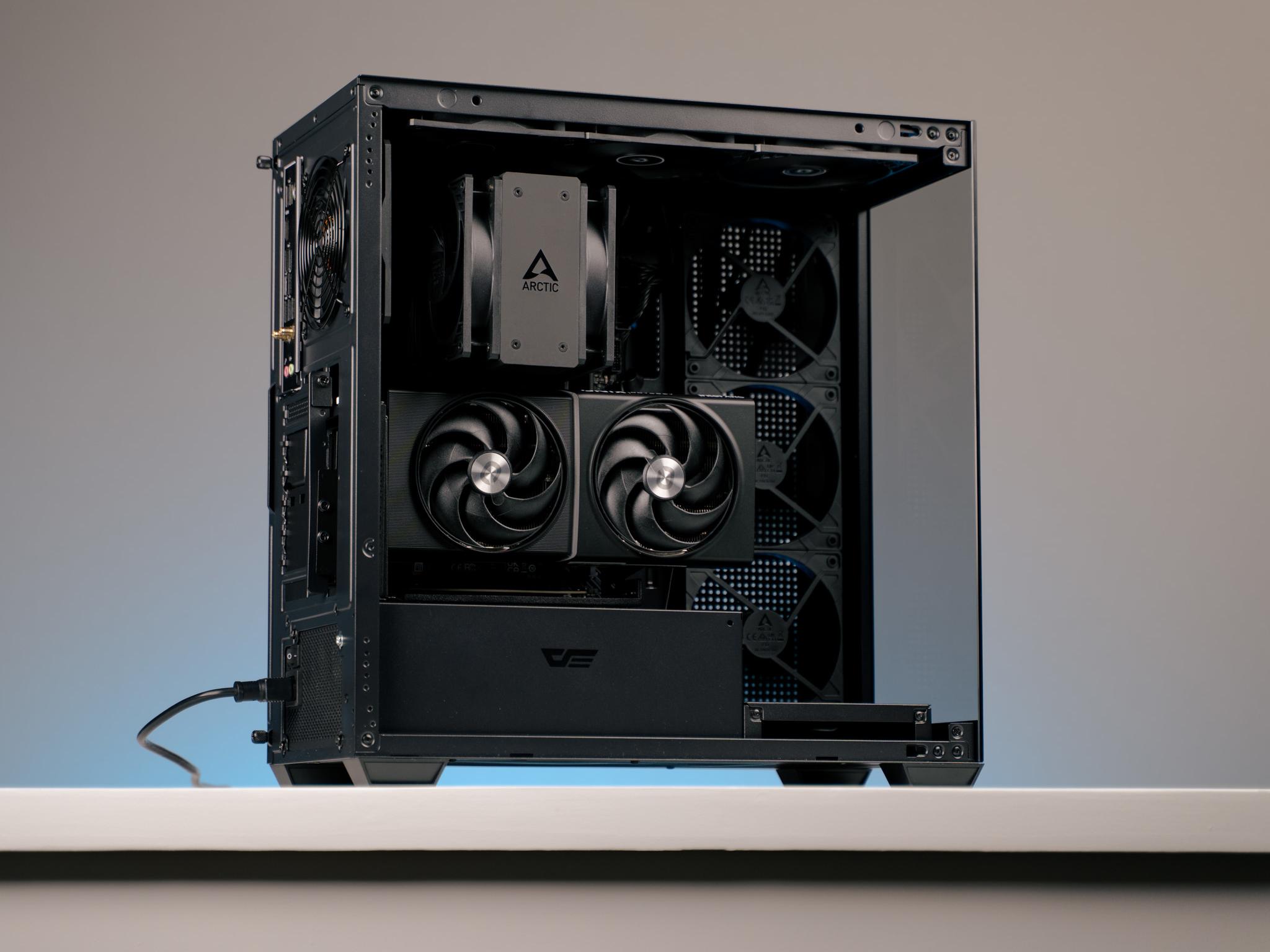 “Darkerform” Intel Arc B580 Intel Core i5 14600K 1TB 32GB Windows 11 Gaming PC Powerhouse