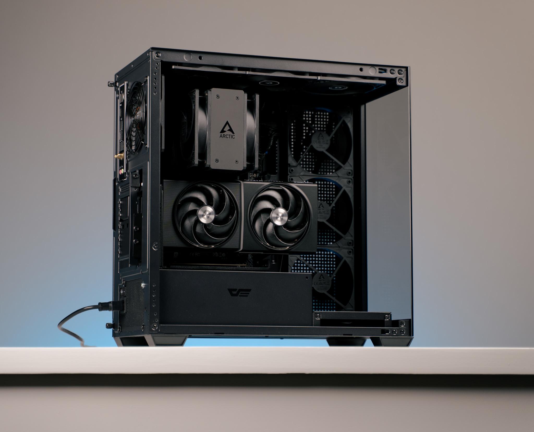 “Darkerform” Intel Arc B580 Intel Core i5 14600K 1TB 32GB Windows 11 Gaming PC Powerhouse