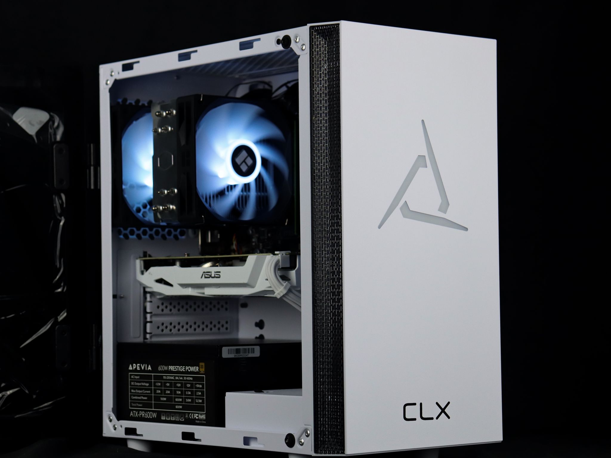 ⚫⚪Budget Gaming PC – GTX 1060, i5 7600K, 16GB RAM, 500GB SSD - WiFi/BlueTooth - ⚫⚪ (Black and White)
